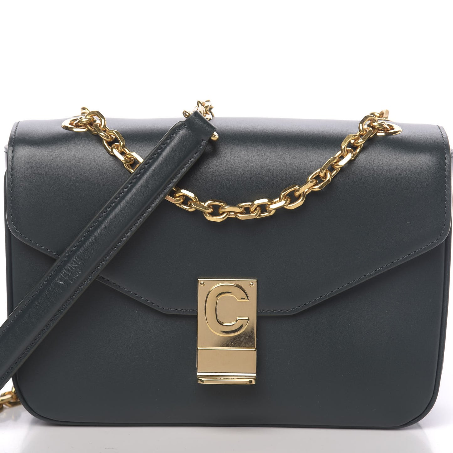 Shiny Calfskin Medium C Bag Amazone