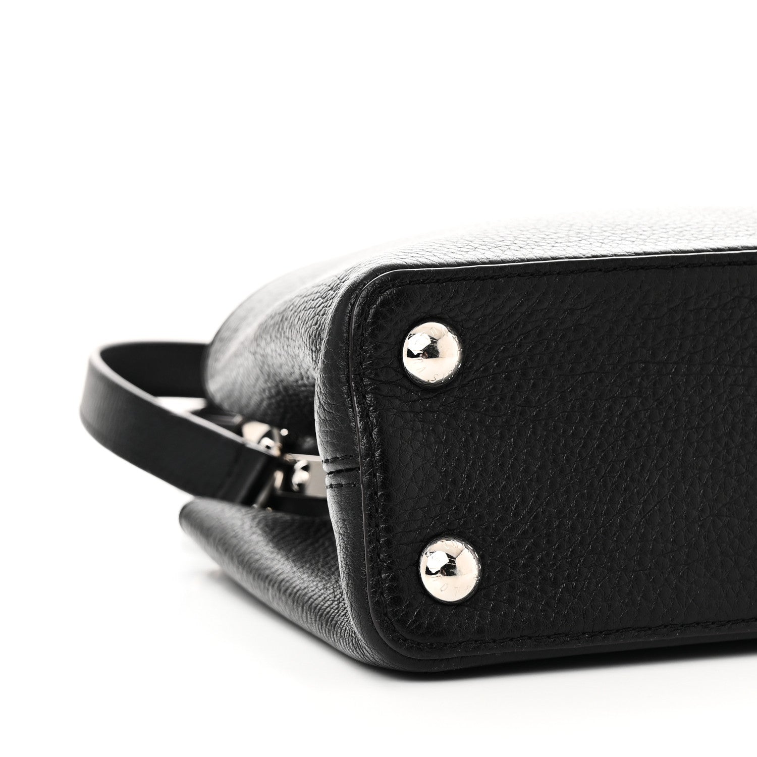 Louis Vuitton Taurillon Capucines BB Black Fuchsia 8 of 9