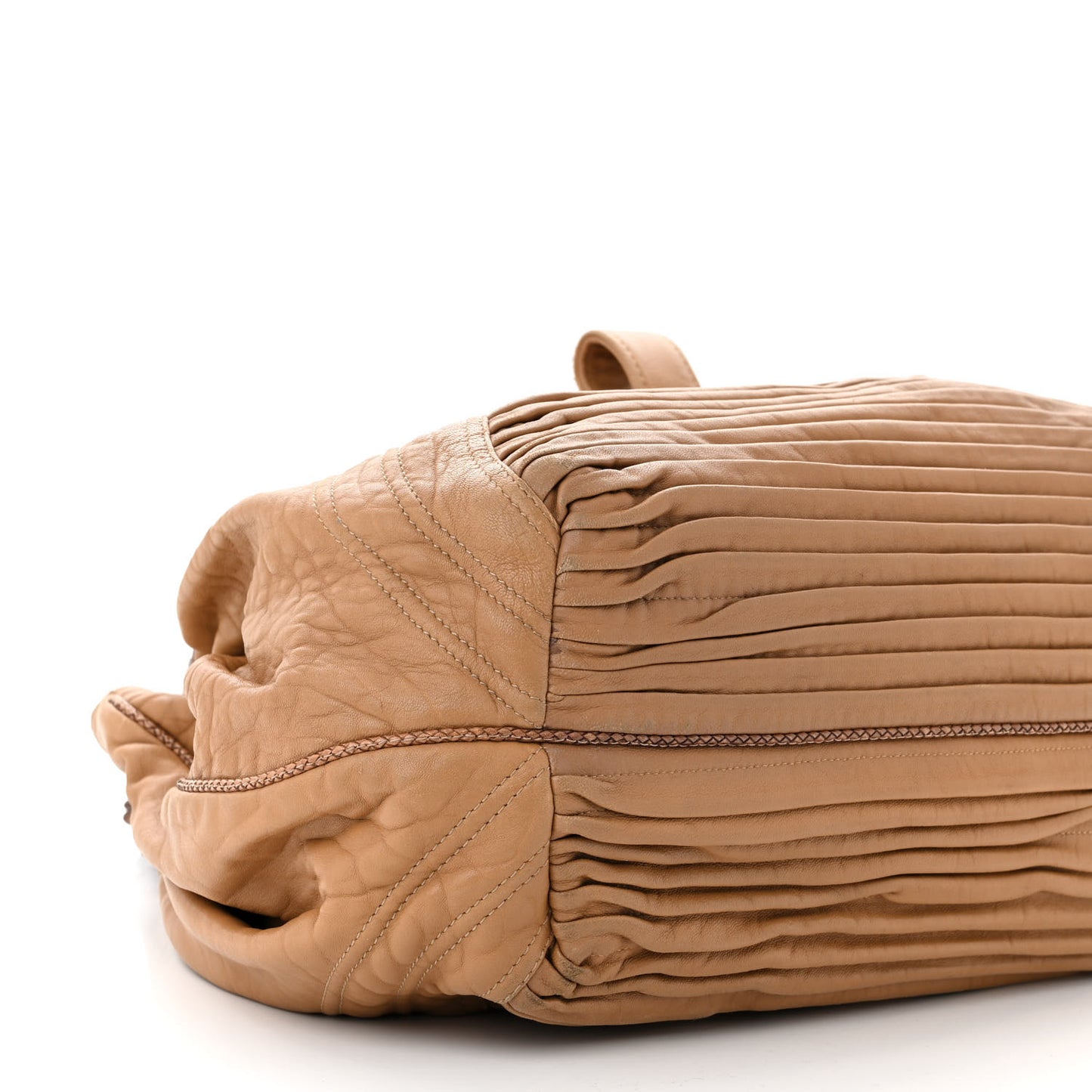 Nappa Pleated Nuvolata Spy Bone