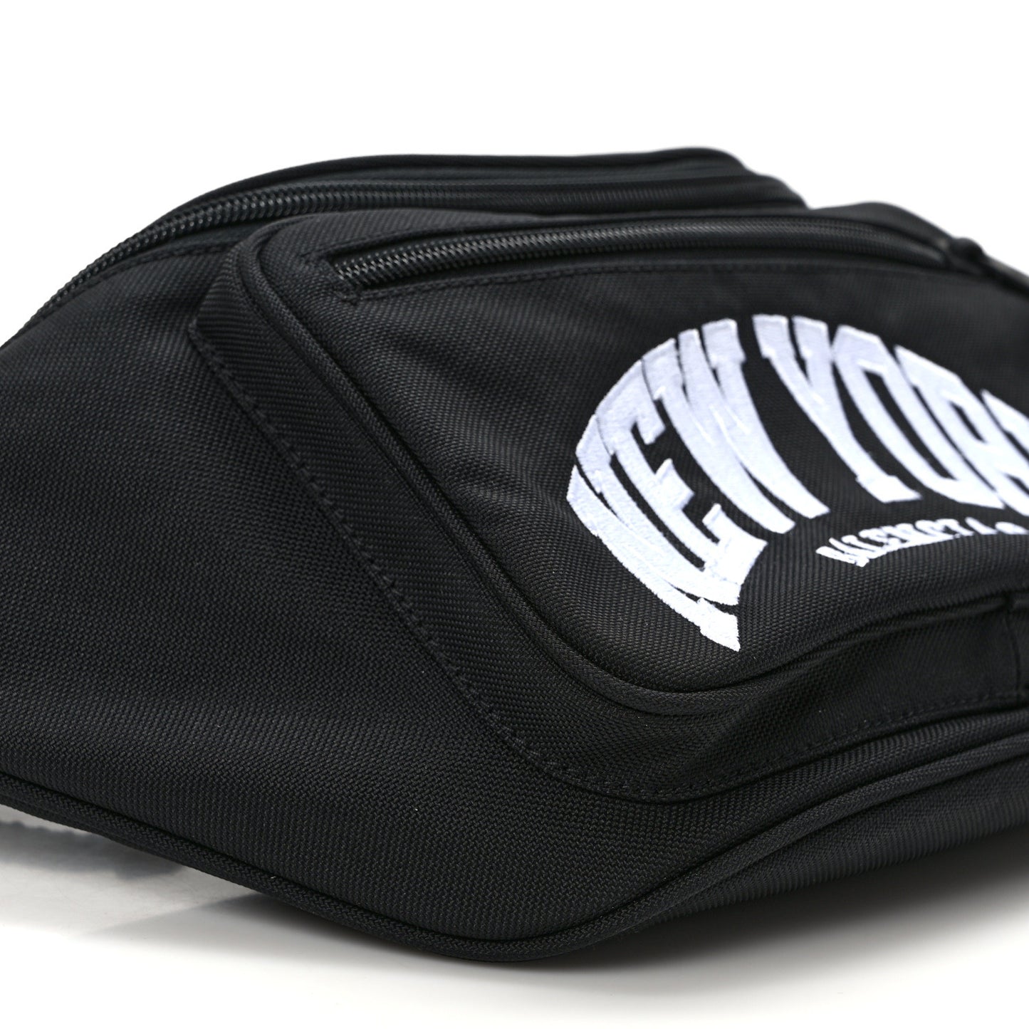 Nylon Canvas New York Explorer Belt Bag Black