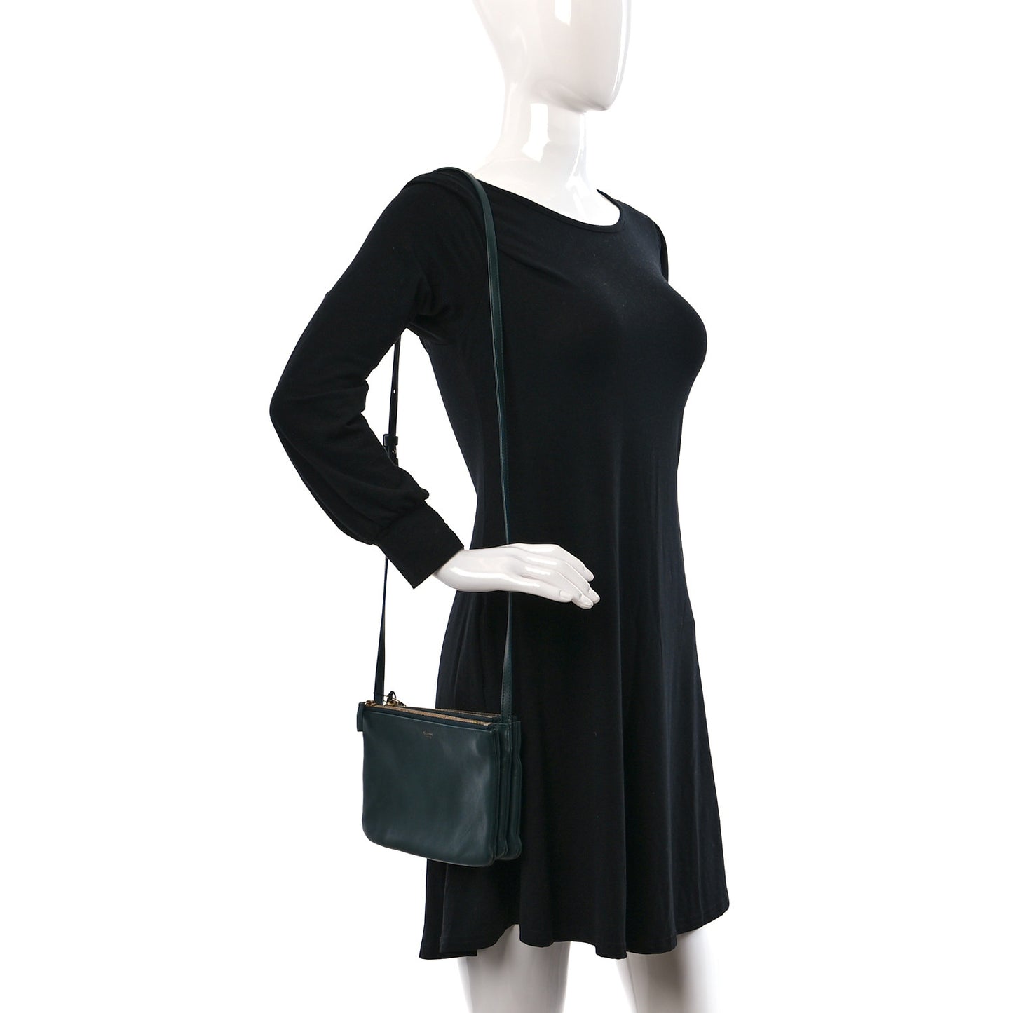 Lambskin Small Trio Crossbody Bag Amazone