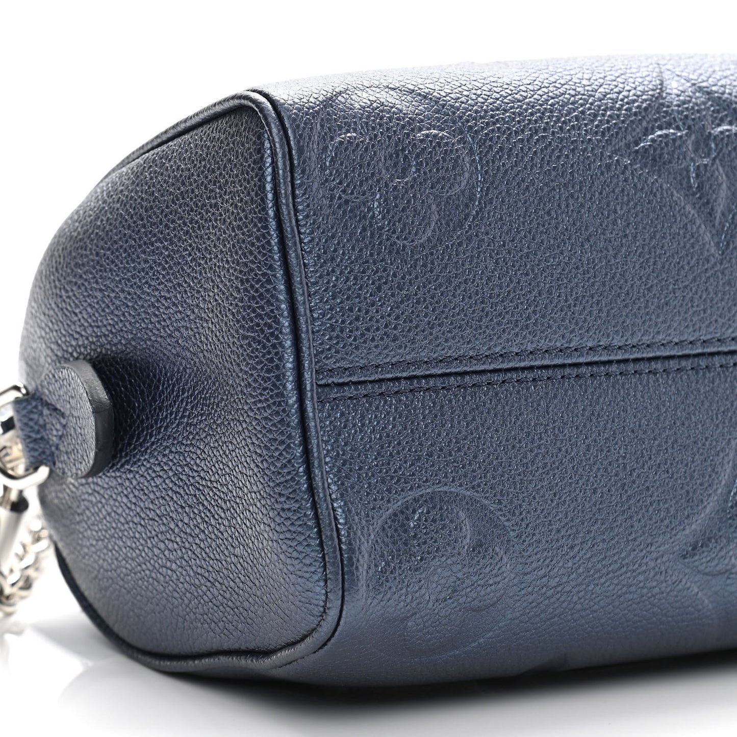 Metallic Empreinte Monogram Giant Speedy Bandouliere 20 Navy Nacre