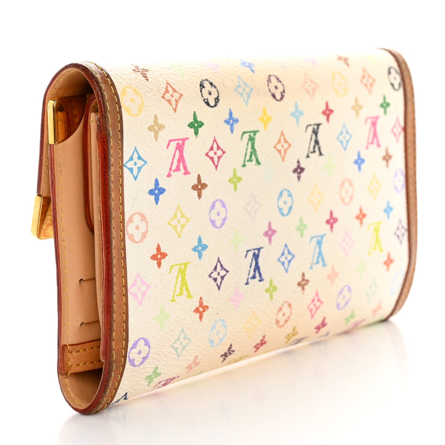 Monogram Multicolor Porte Tresor International Wallet White