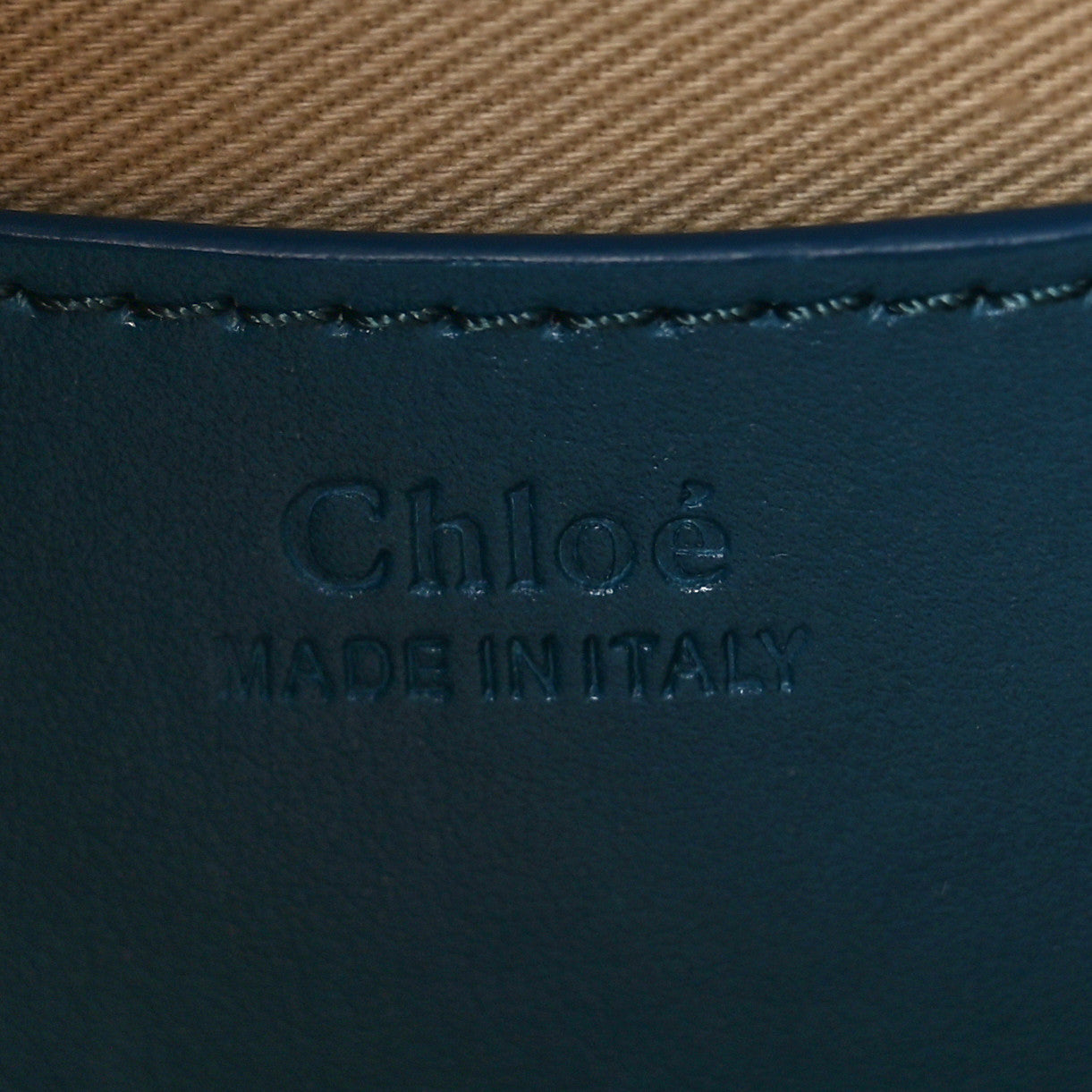 Calfskin Suede Small Tess Bag Vinyl Blue