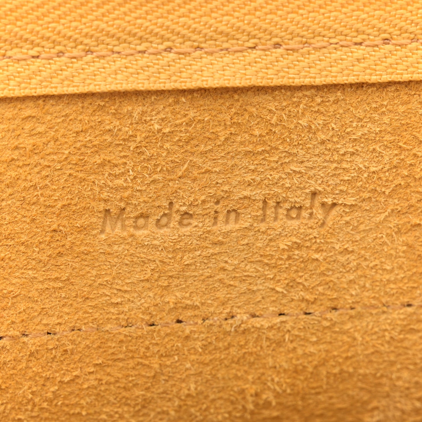 Grained Calfskin Nano Belt Bag Sunflower