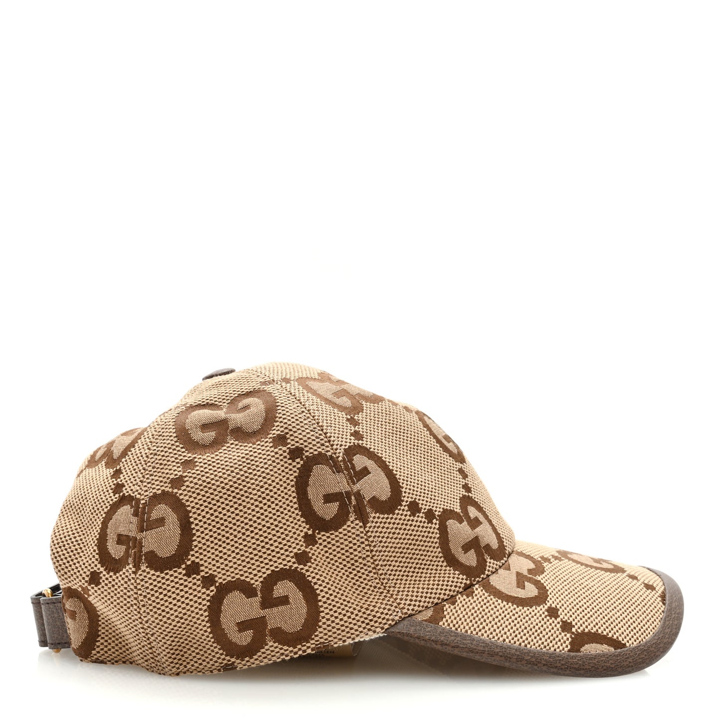 Monogram Jumbo GG Baseball Hat M 57 Camel Ebony