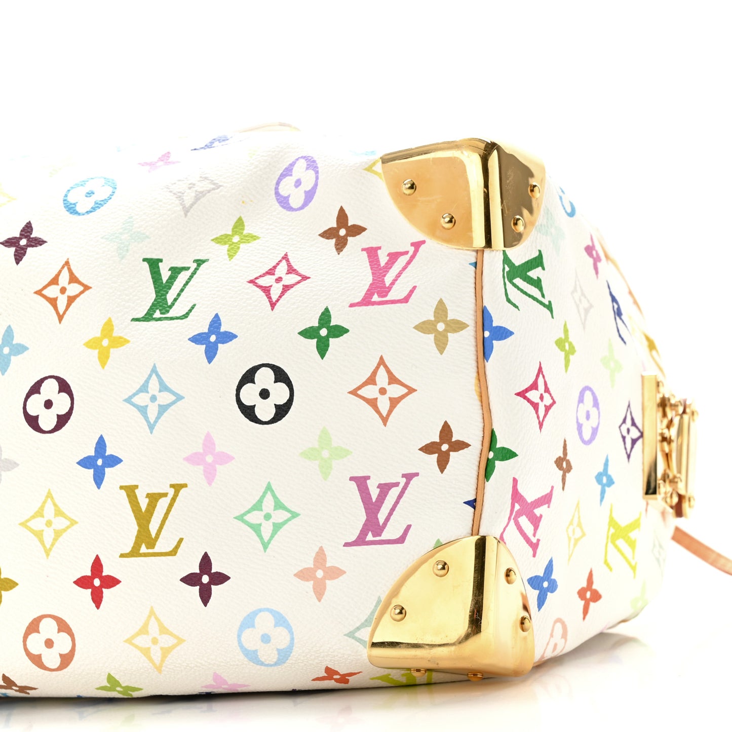 Monogram Multicolor Speedy 30 White
