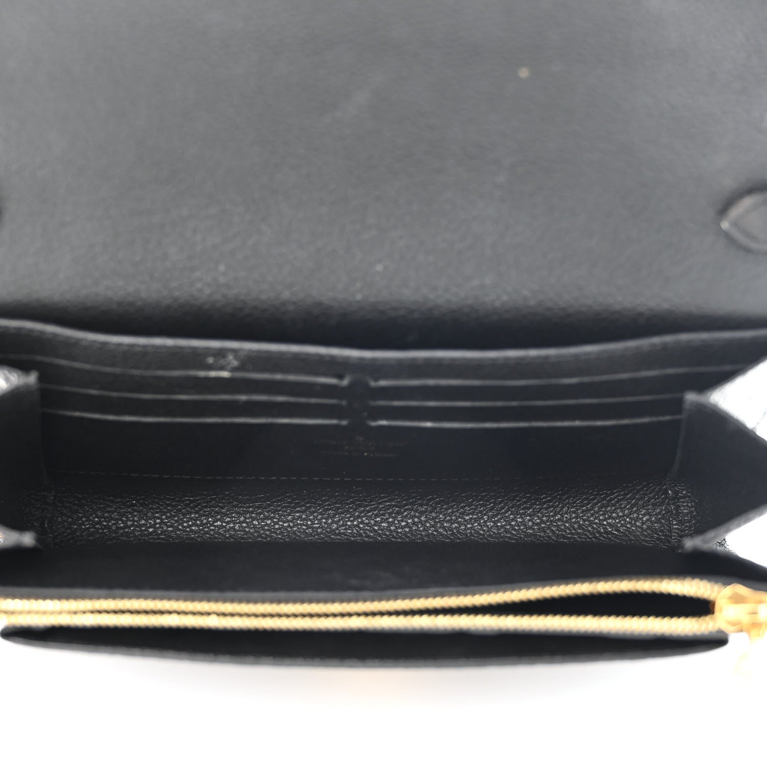 Louis Vuitton Empreinte Vavin Chain Wallet Black 5 of 11