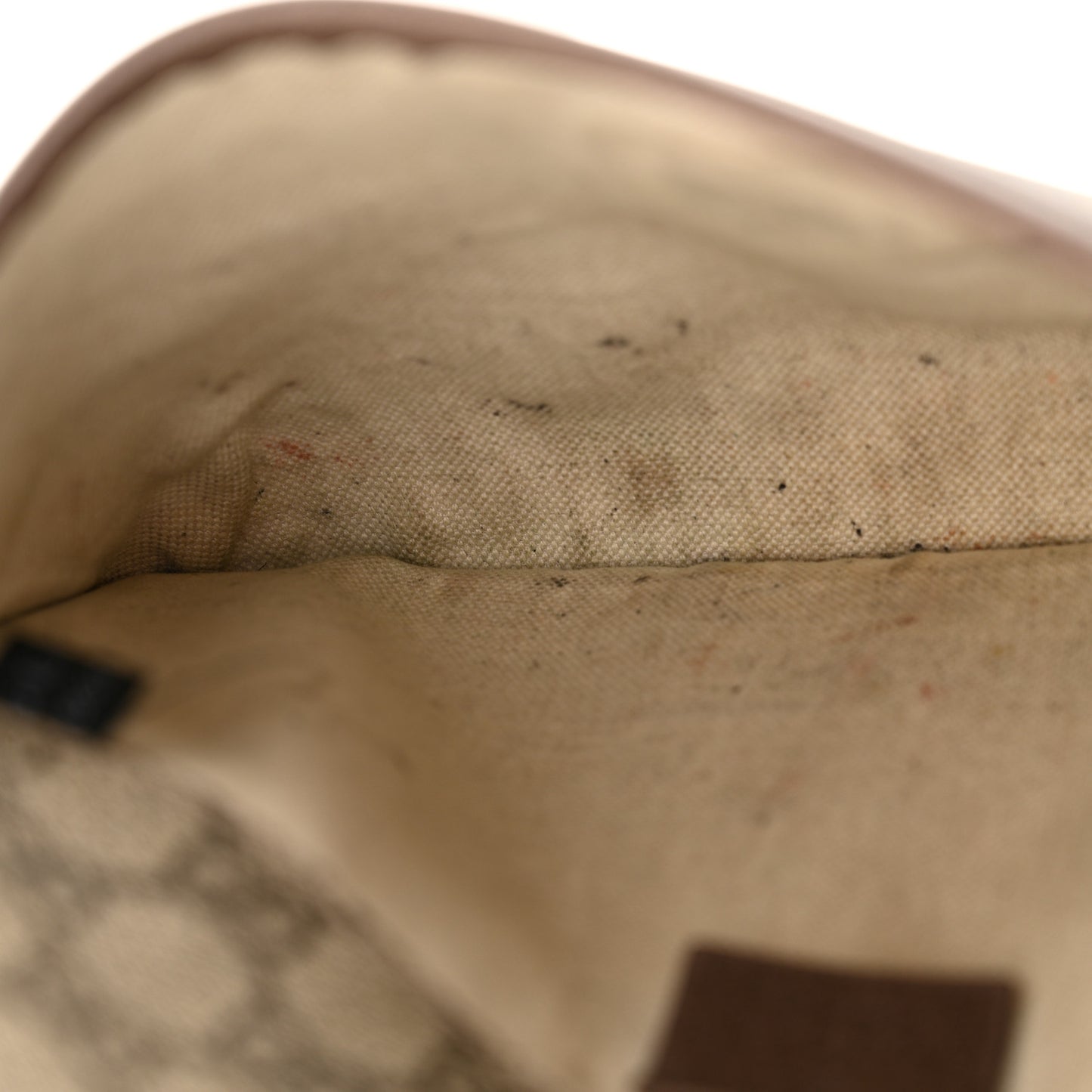 GG Supreme Monogram Neo Vintage Web Belt Bag Brown
