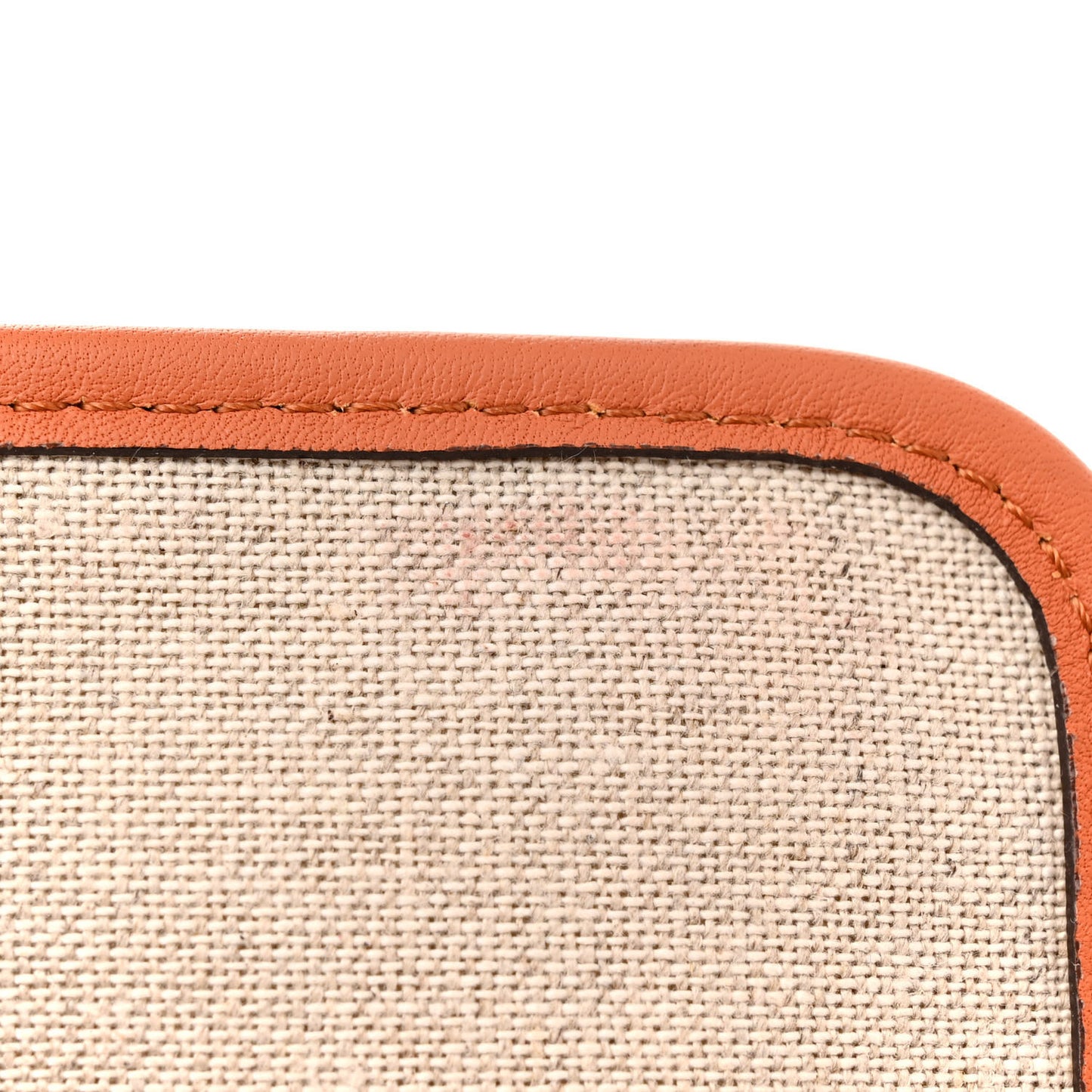 Calfskin Linen Large Munchen Tote Cognac