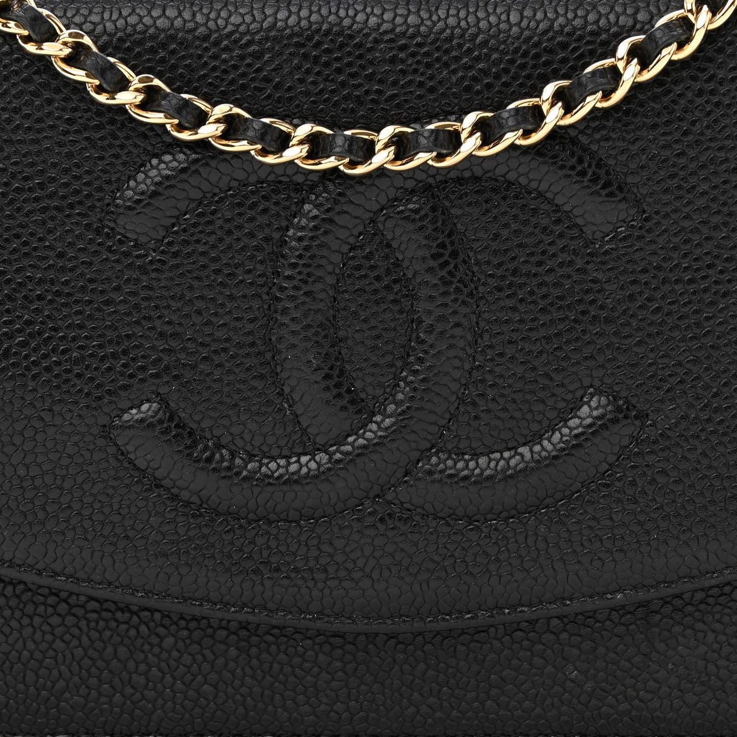 Caviar Timeless CC Wallet on Chain WOC Black