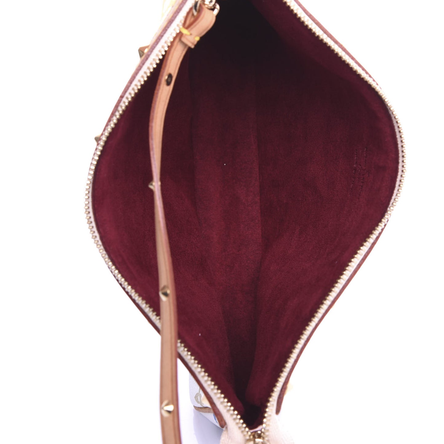Monogram Multicolor Pochette Accessories White