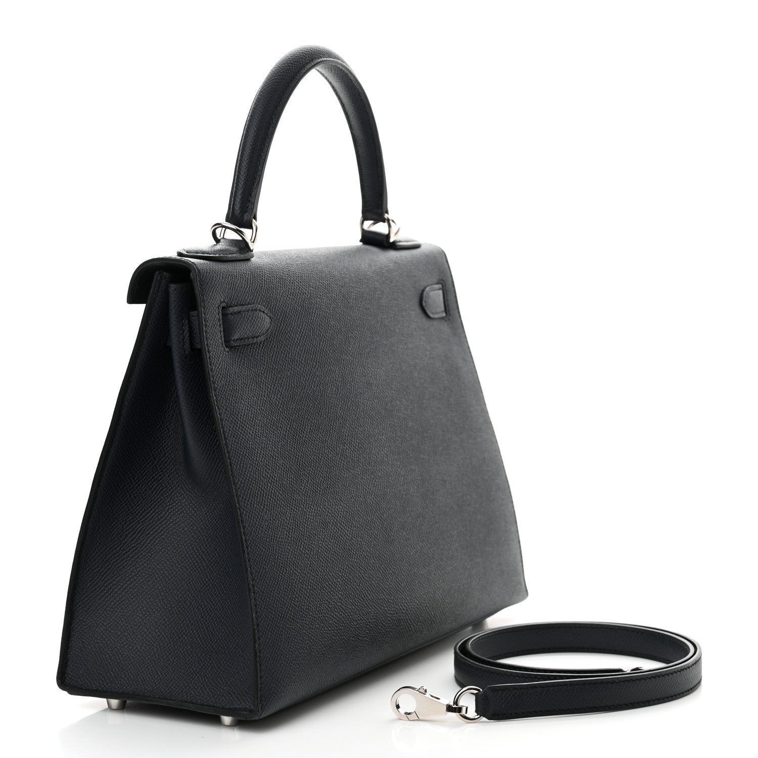 Hermes Epsom Kelly Sellier 28 Bleu Indigo 3 of 13