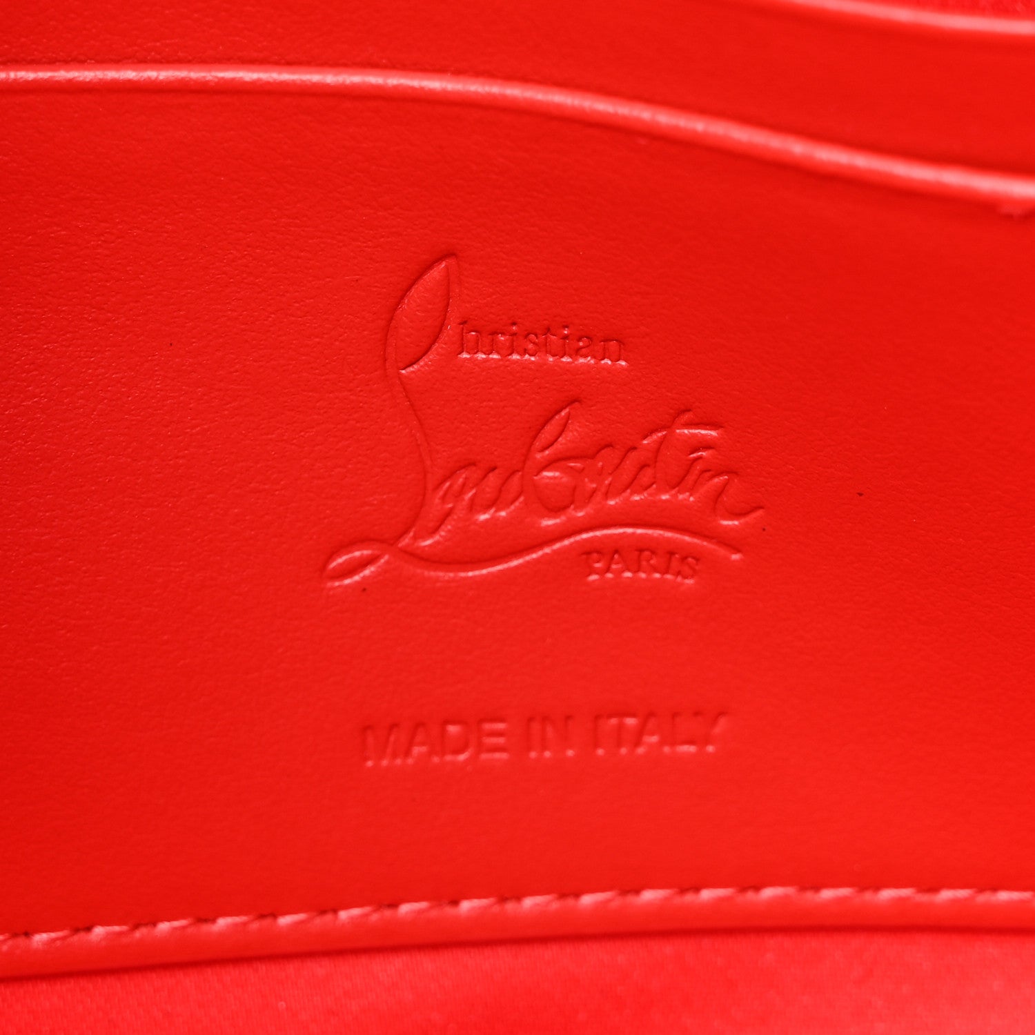 Christian Louboutin Patent Calfskin Strass Loubila Chain Clutch Black 7 of 10