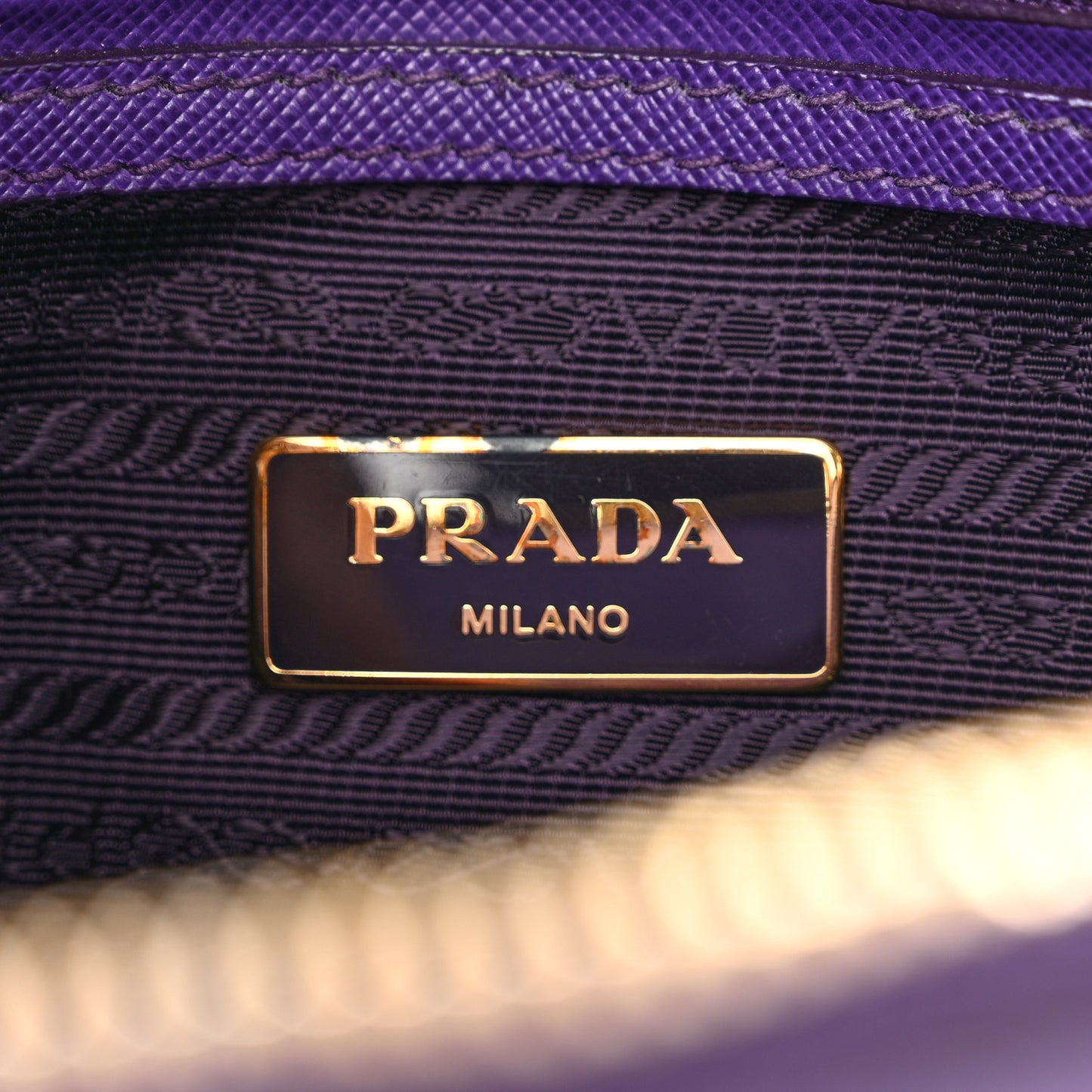 Saffiano Lux Small Promenade Tote Bluette Viola