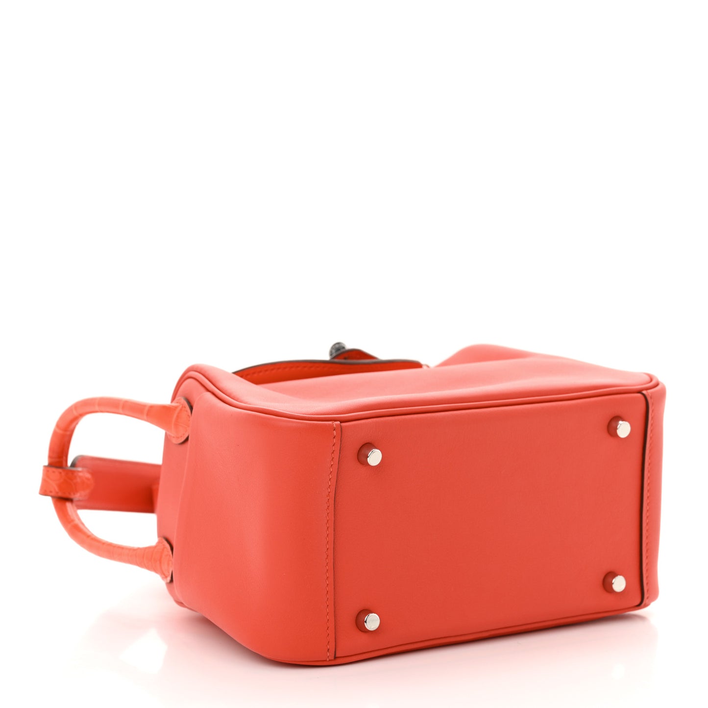 Matte Alligator Swift Verso Mini Touch Lindy 20 Capucine Orange Poppy
