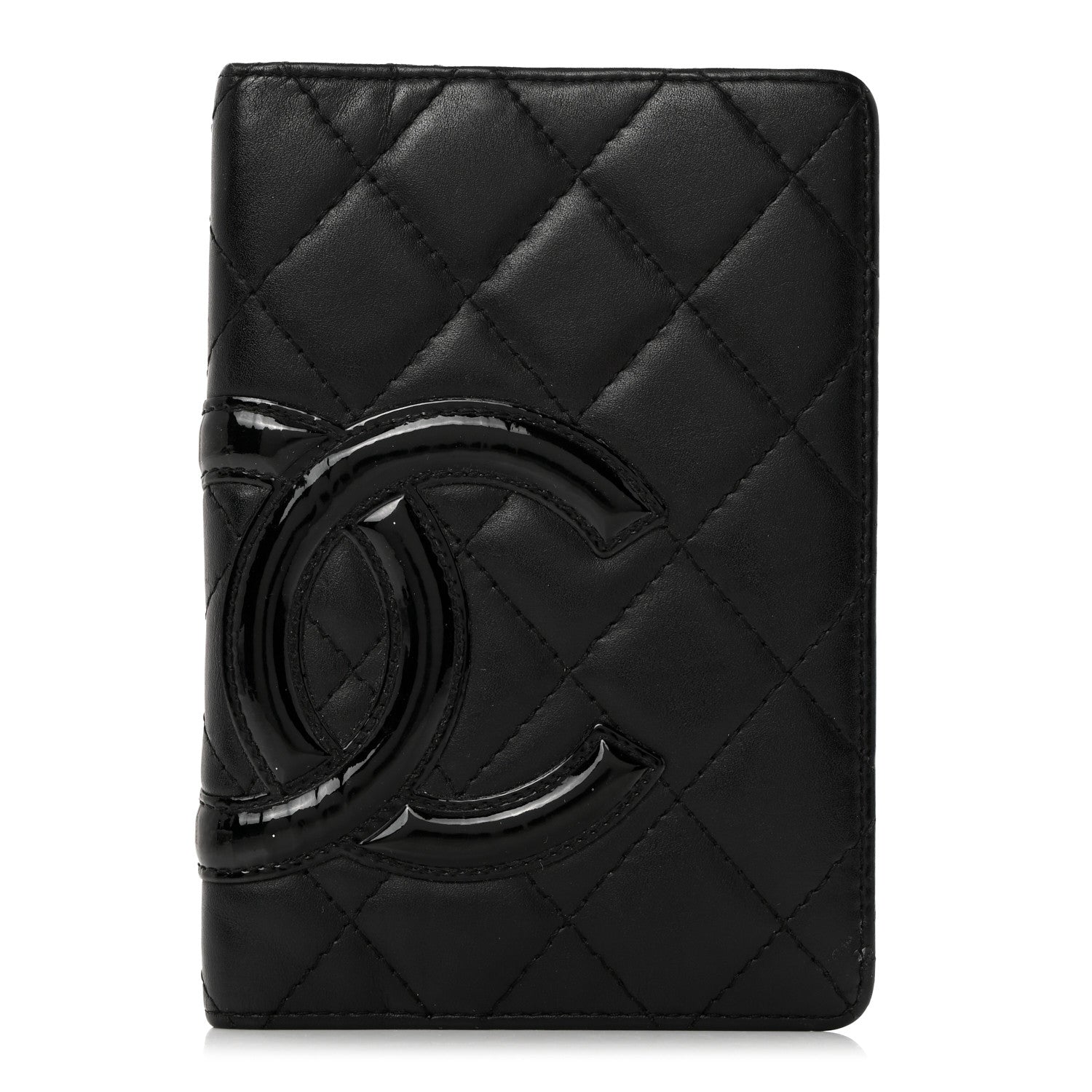 Chanel Calfskin Quilted Small Cambon Agenda Planner Black 1 of 8