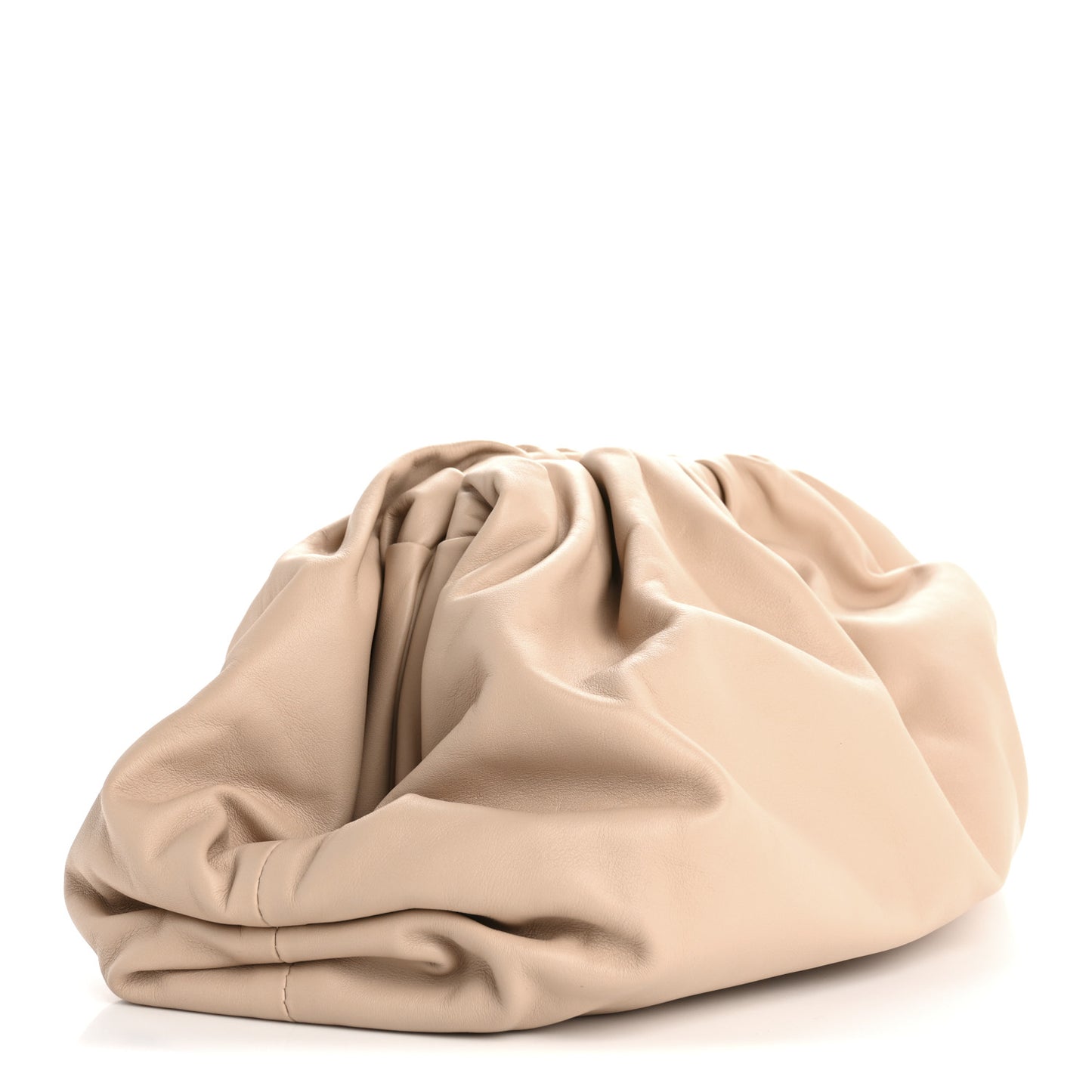 Smooth Butter Calf The Pouch Oversized Clutch Plaster