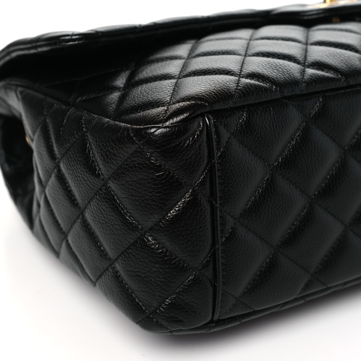 Chanel Caviar Quilted XXL Travel Flap Bag Black 9 of 12