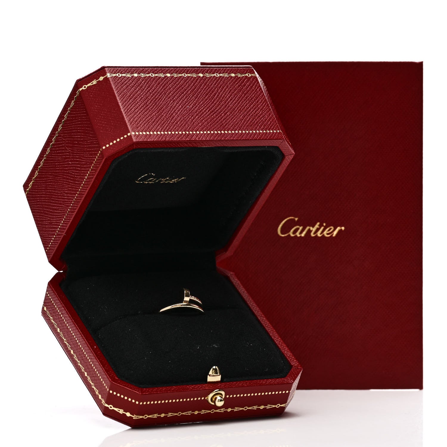 Cartier 18K Yellow Gold Small Juste Un Clou Ring 47 4 5 of 5