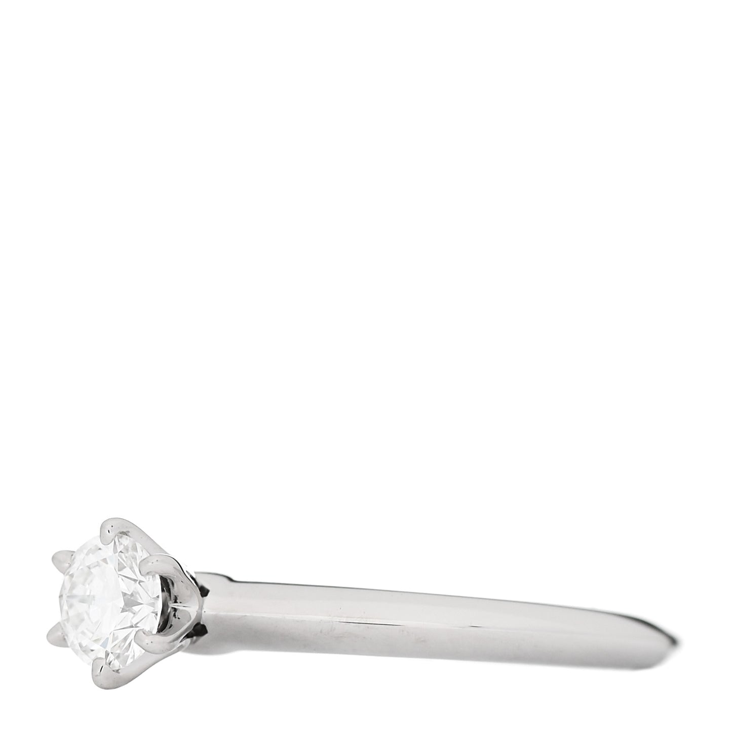 Platinum Diamond .26ct Solitaire Engagement Ring 46 3.75