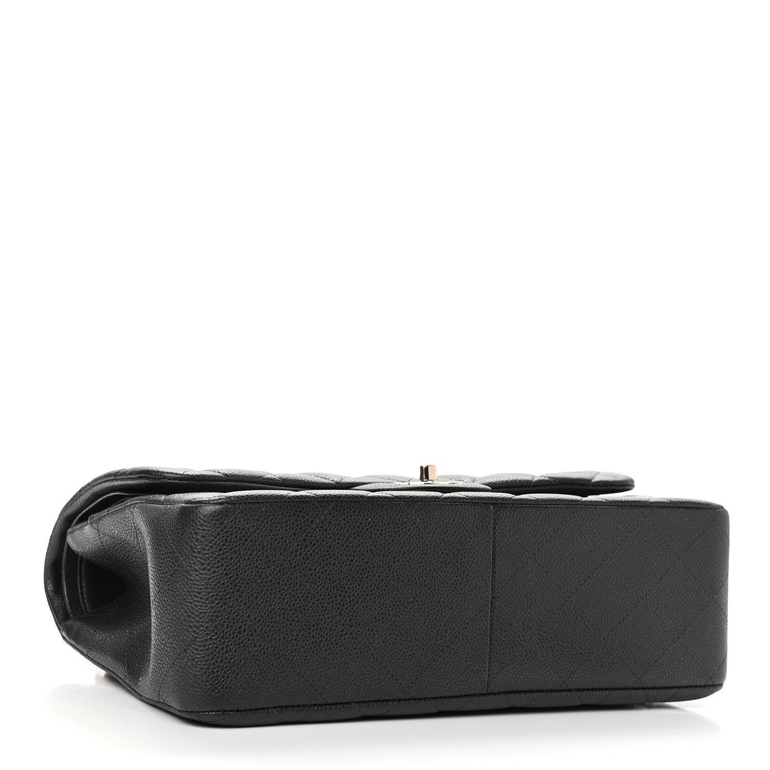 Chanel Caviar Quilted Jumbo Double Flap Dark Grey 4 of 12