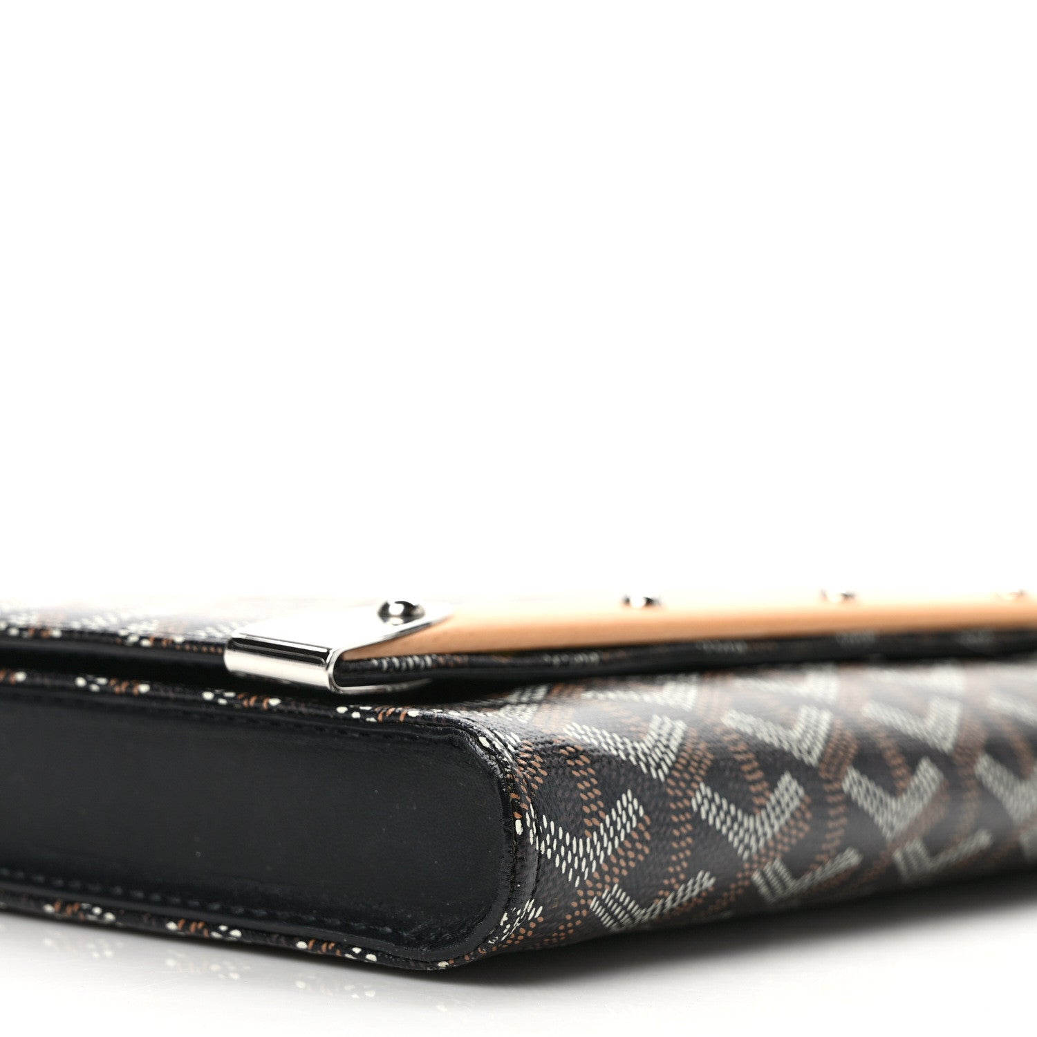 Goyard Goyardine Monte Carlo Bois Black Gold 7 of 9