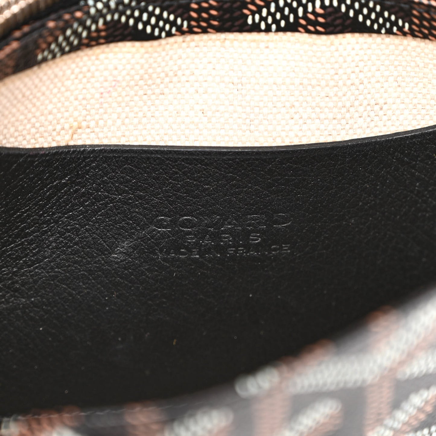 Goyardine Plumet Wallet Clutch Black