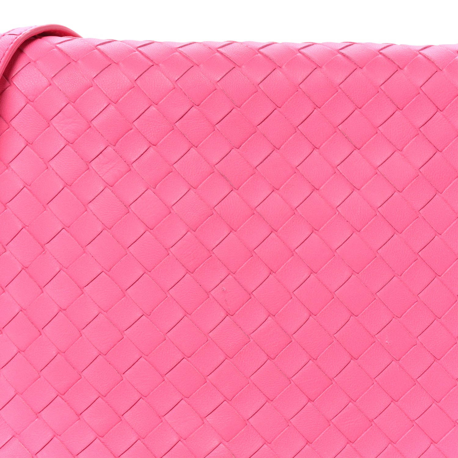 Bottega Veneta Nappa Intrecciato Flap Crossbody Rosa Shock 8 of 12