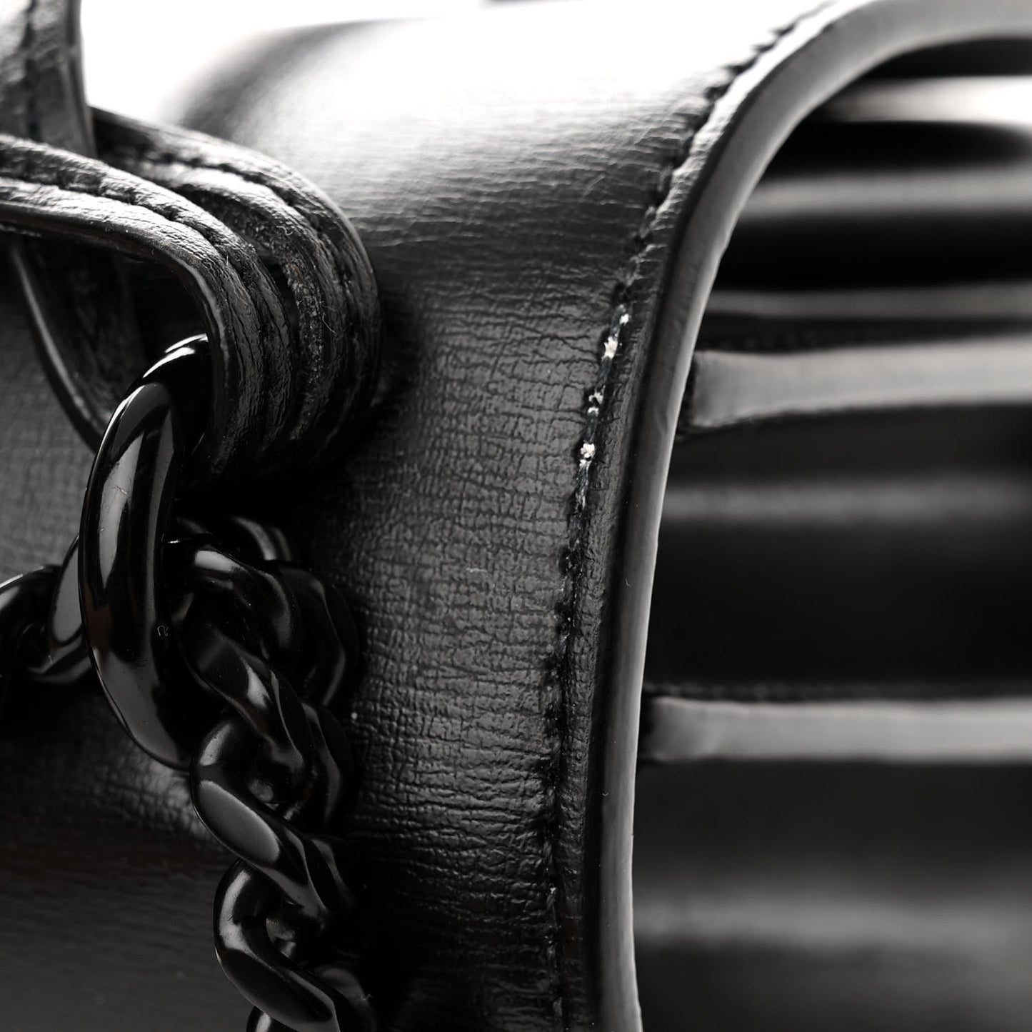 Calfskin Medium Monogram Monochrome Sunset Black