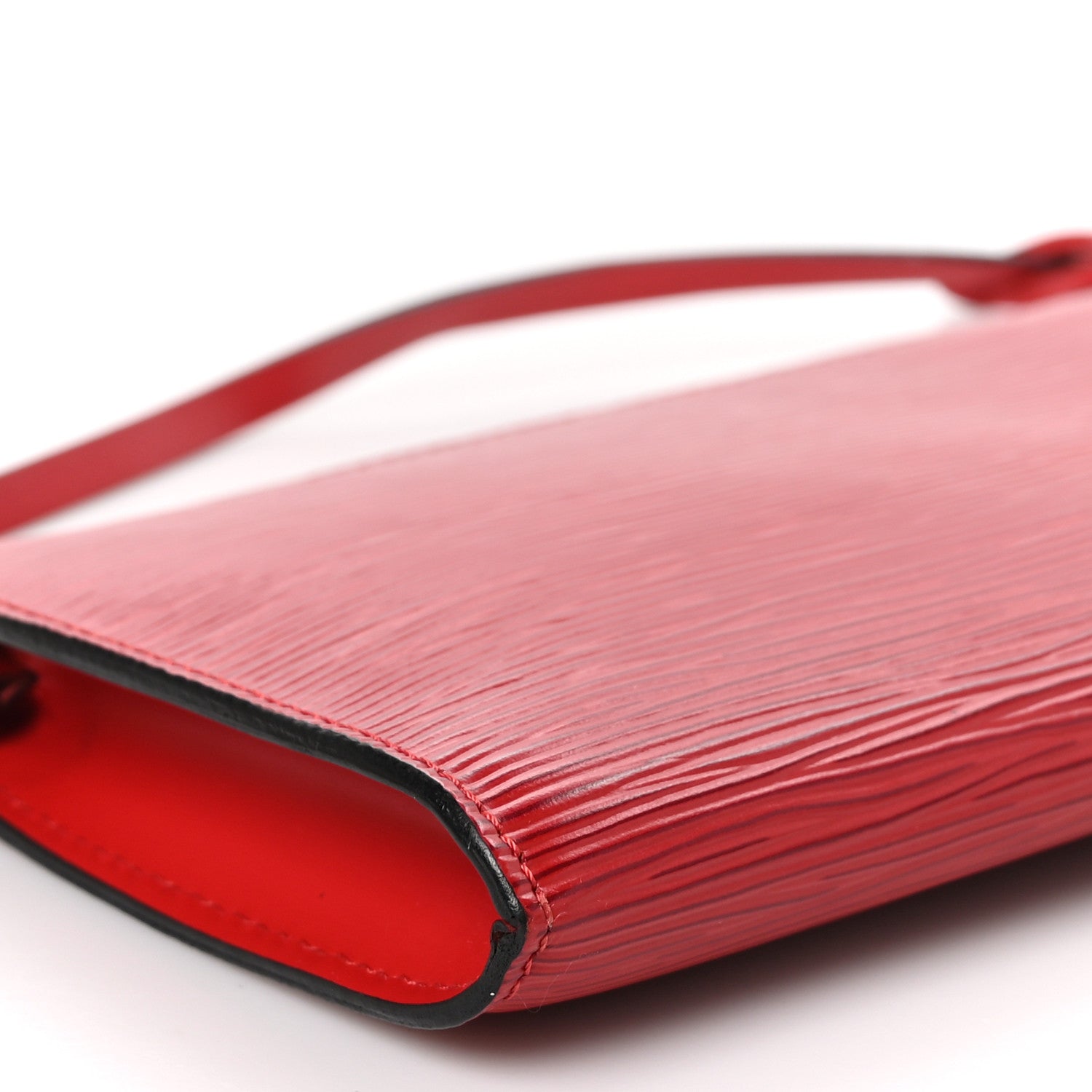 Louis Vuitton Epi Pochette Accessories 21 Castillan Red 9 of 10