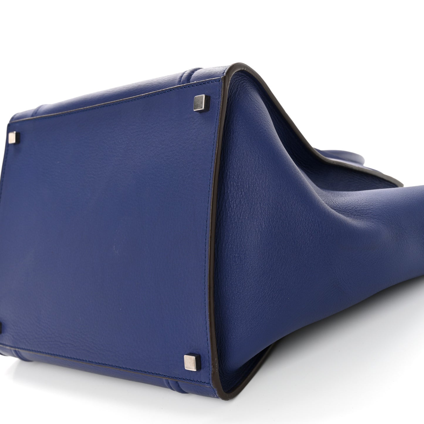 Grained Calfskin Medium Phantom Luggage Indigo