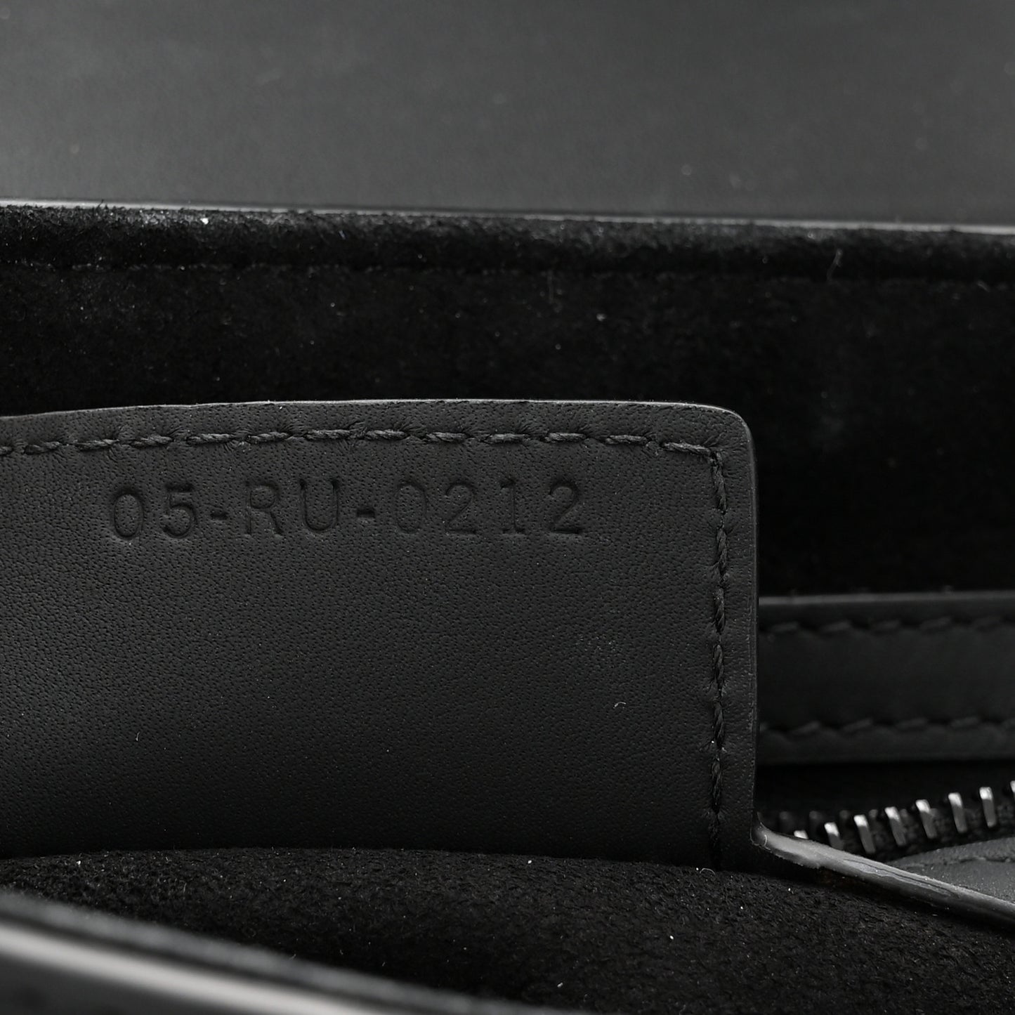 Ultra Matte Calfskin Saddle Bag Black