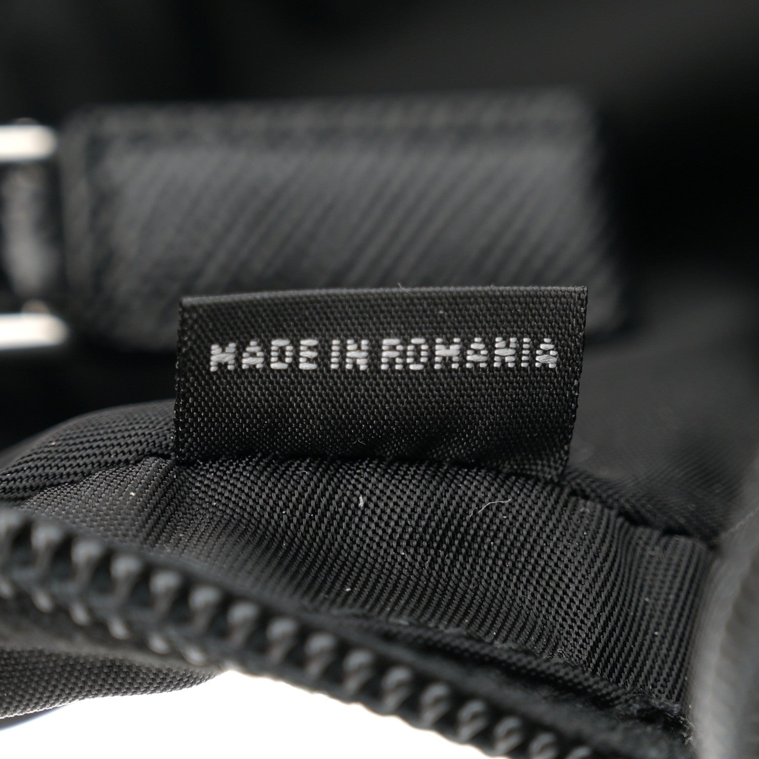 Prada Re-Nylon Saffiano Belt Bag L Black 7 of 12