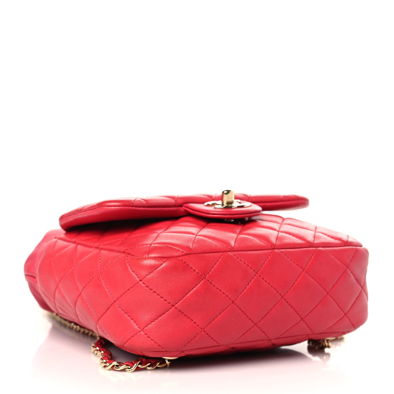 Chanel Lambskin Quilted Small Seoul Backpack Dark Pink 3 of 10