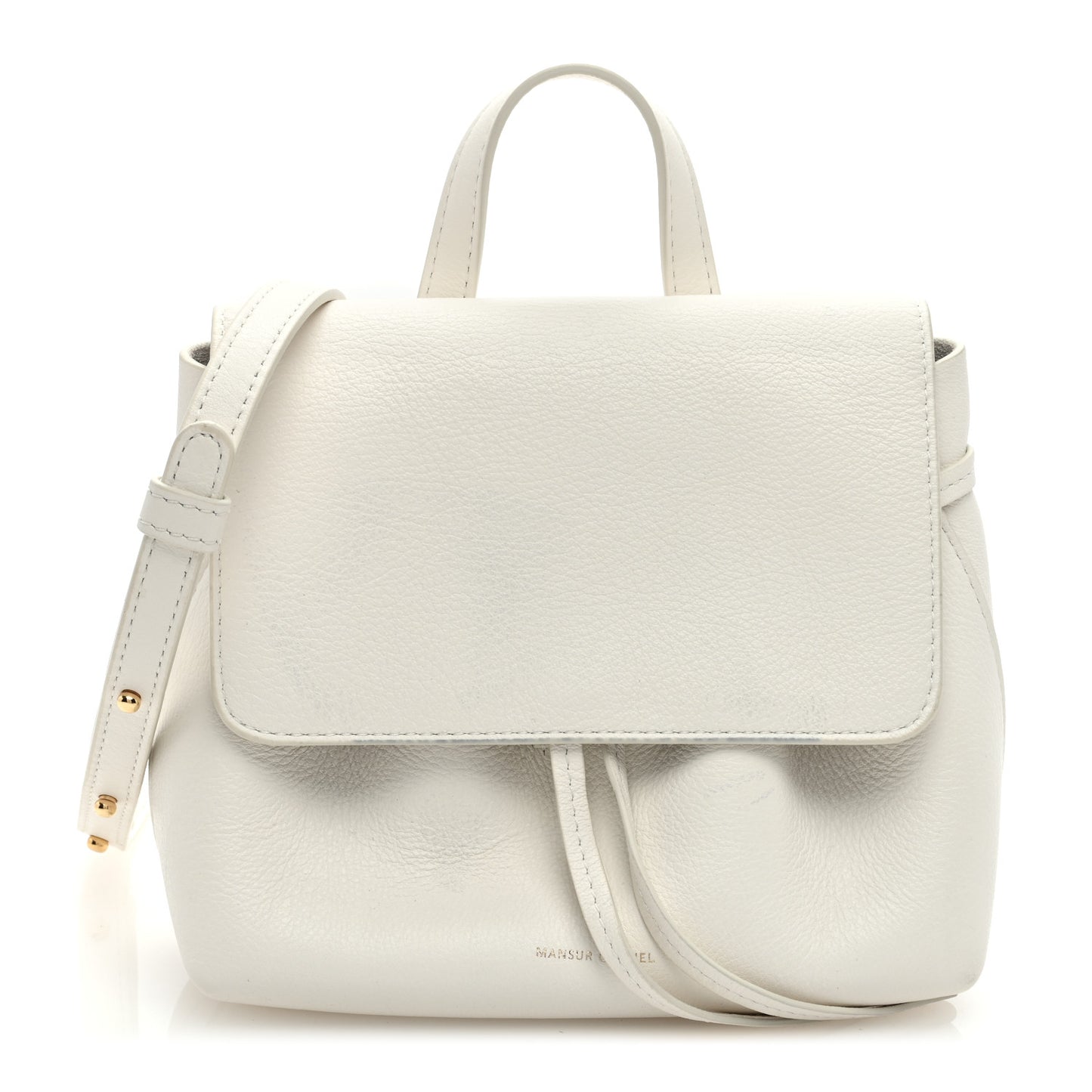 Calfskin Mini Lady Bag White