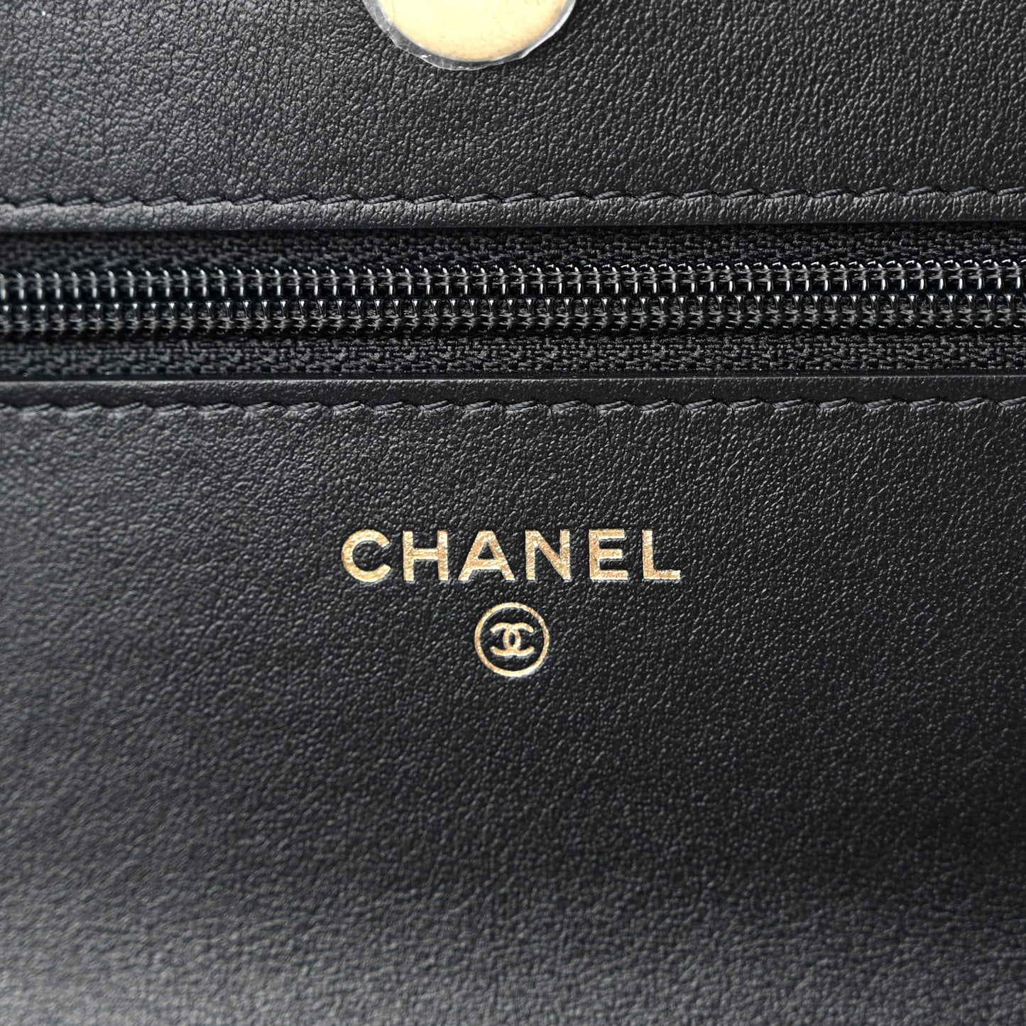 Tweed Quilted Chanel 19 Wallet On Chain WOC Black White