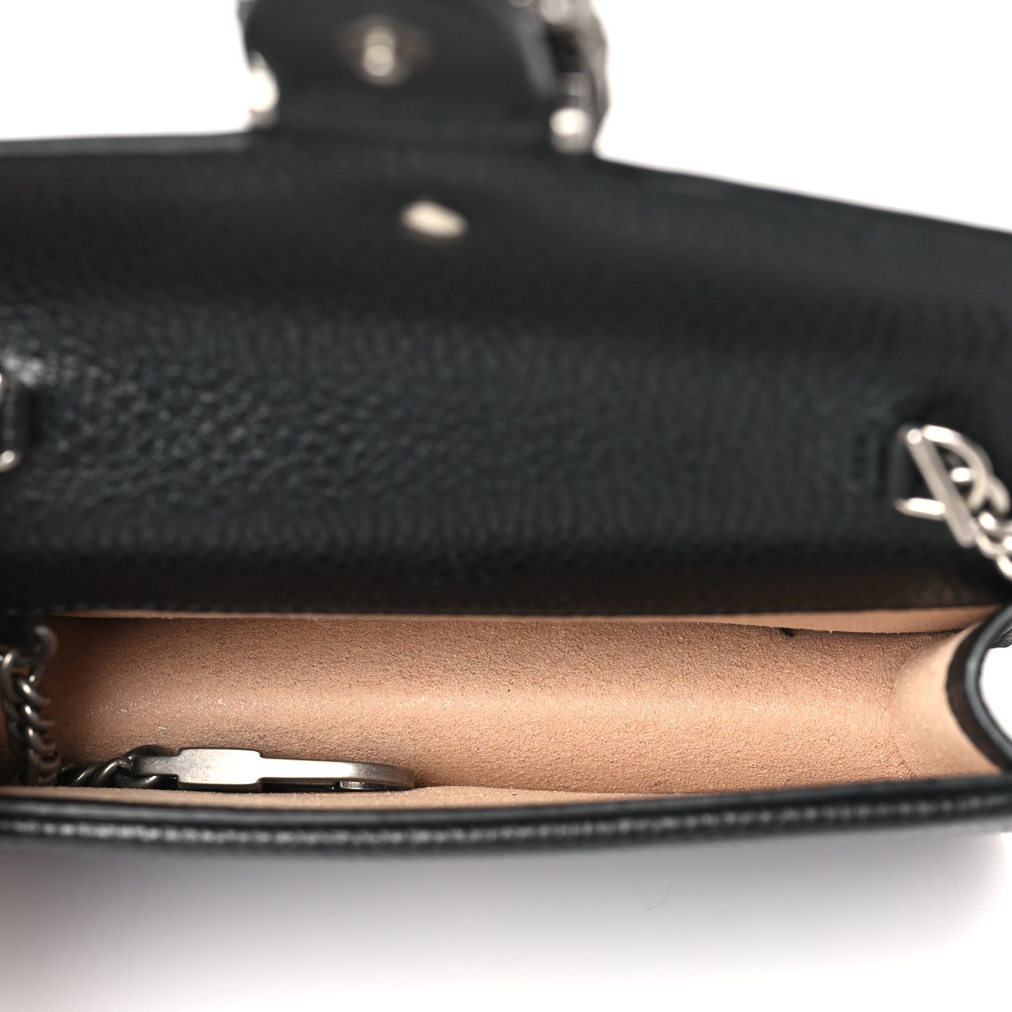 Calfskin Super Mini Dionysus Shoulder Bag Black