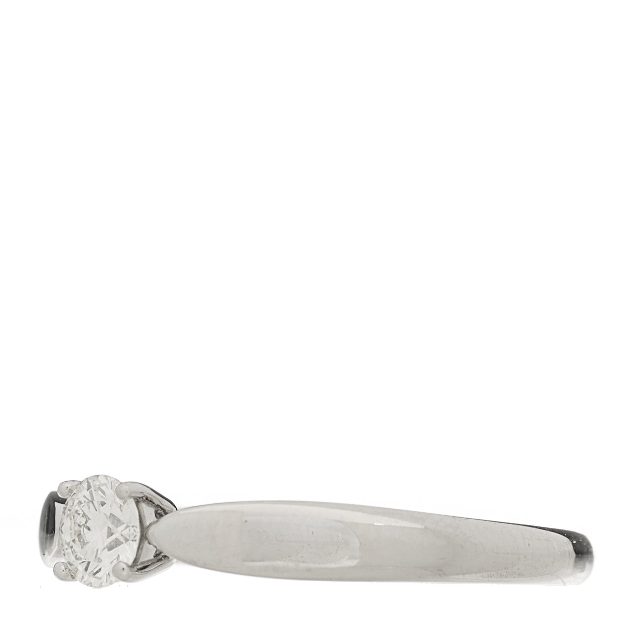 Platinum Diamond .24ct Harmony Solitaire Engagement Ring 53 6.5
