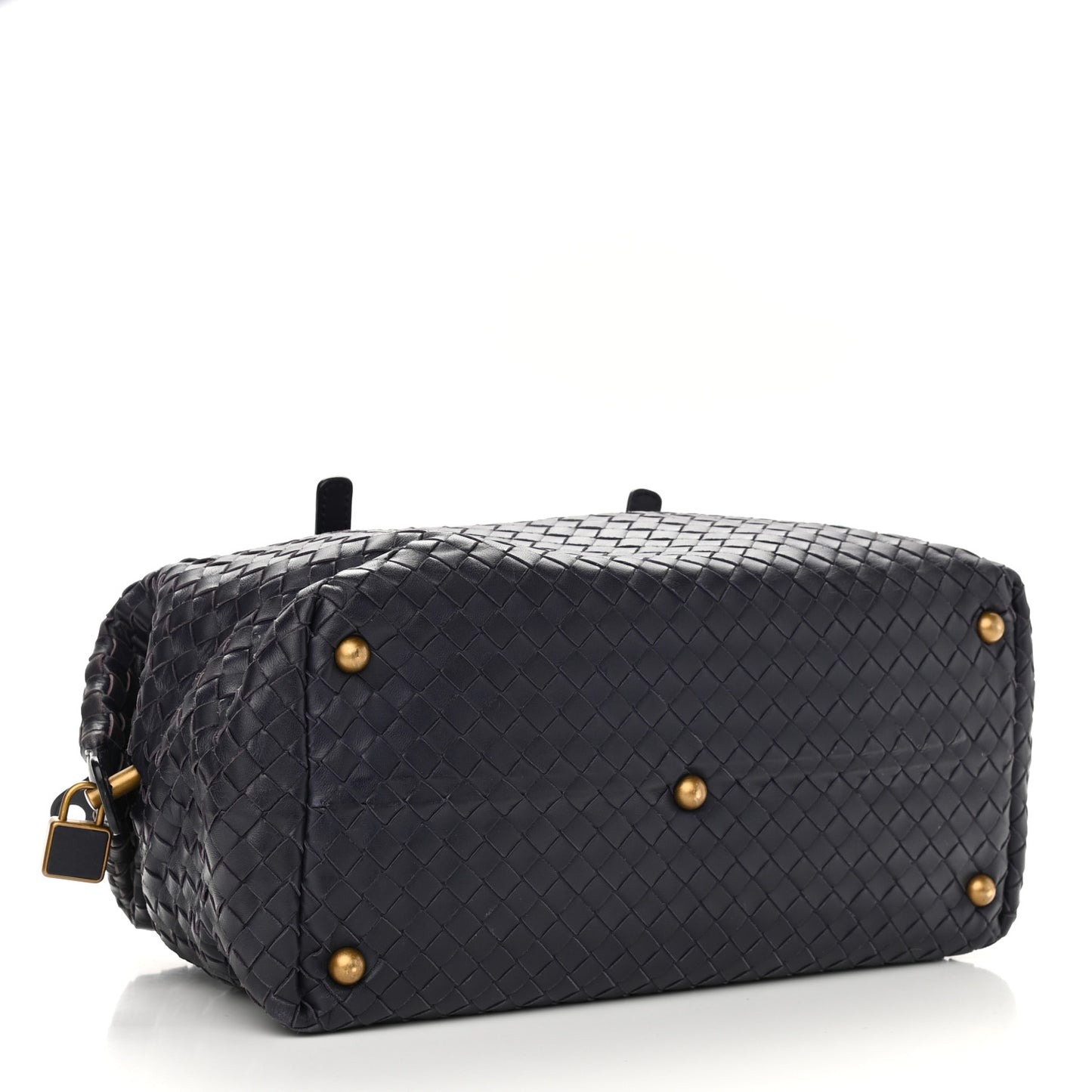 Nappa Intrecciato Boston Ink Aubergine