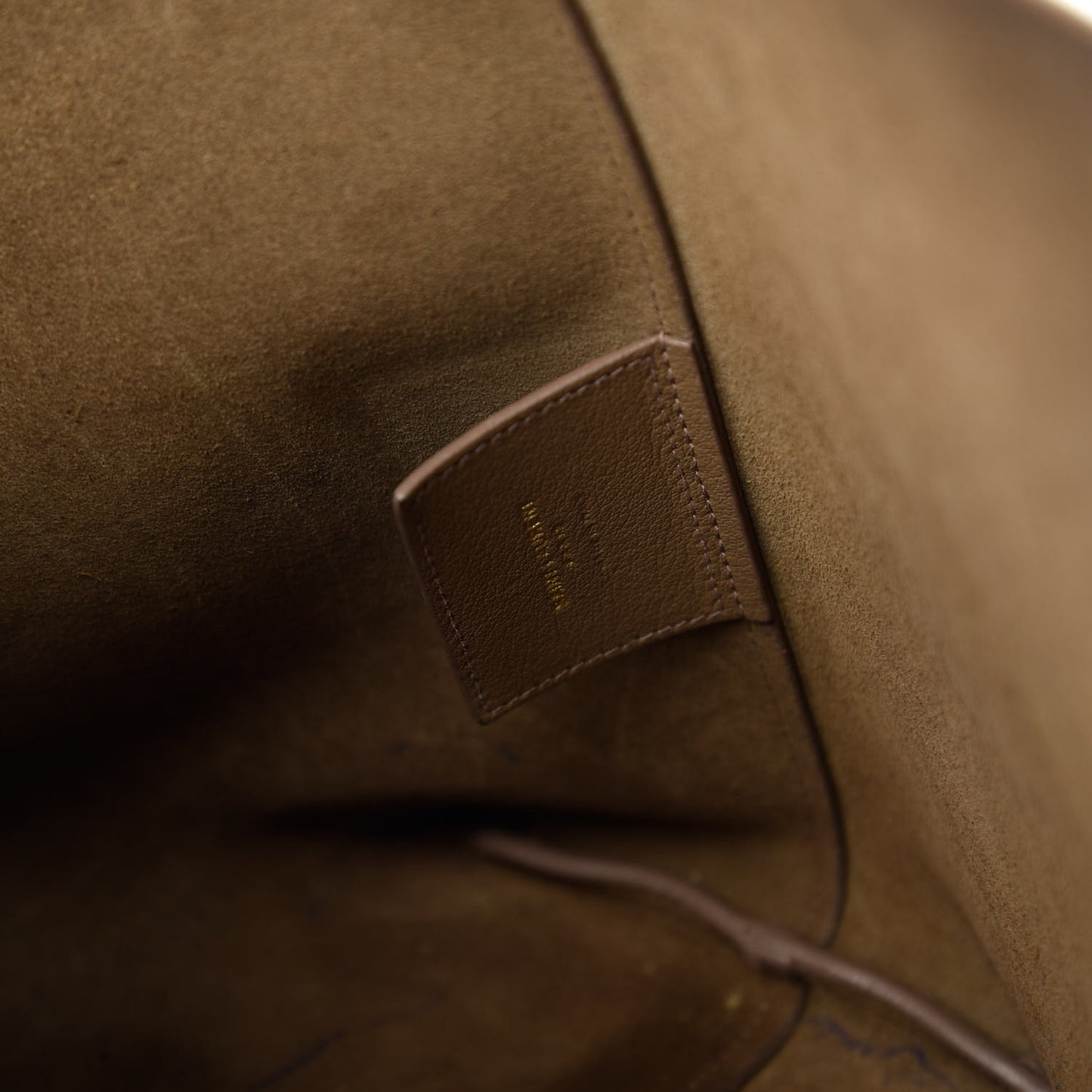 Calfskin Large Shopping Tote Taupe