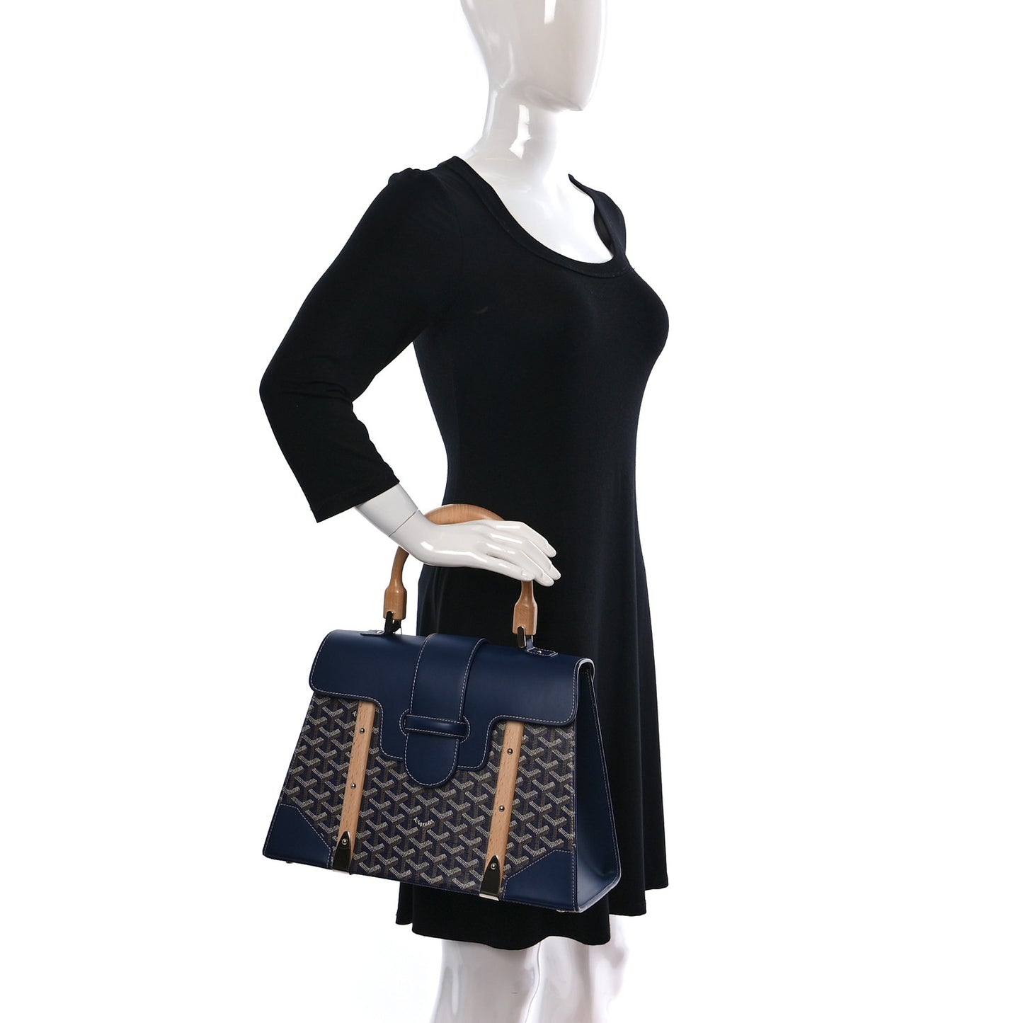 Goyardine Saigon MM Navy
