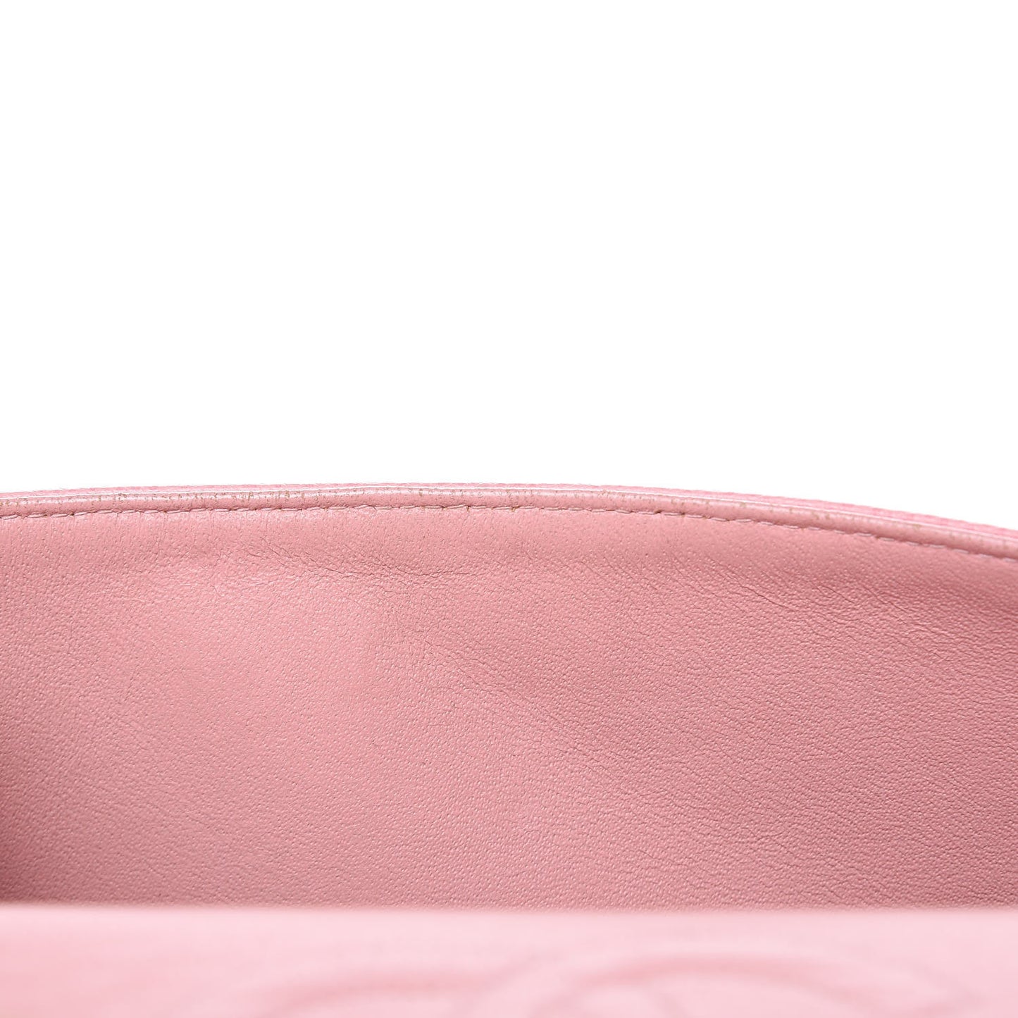 Caviar Quilted Medium Double Flap Pink