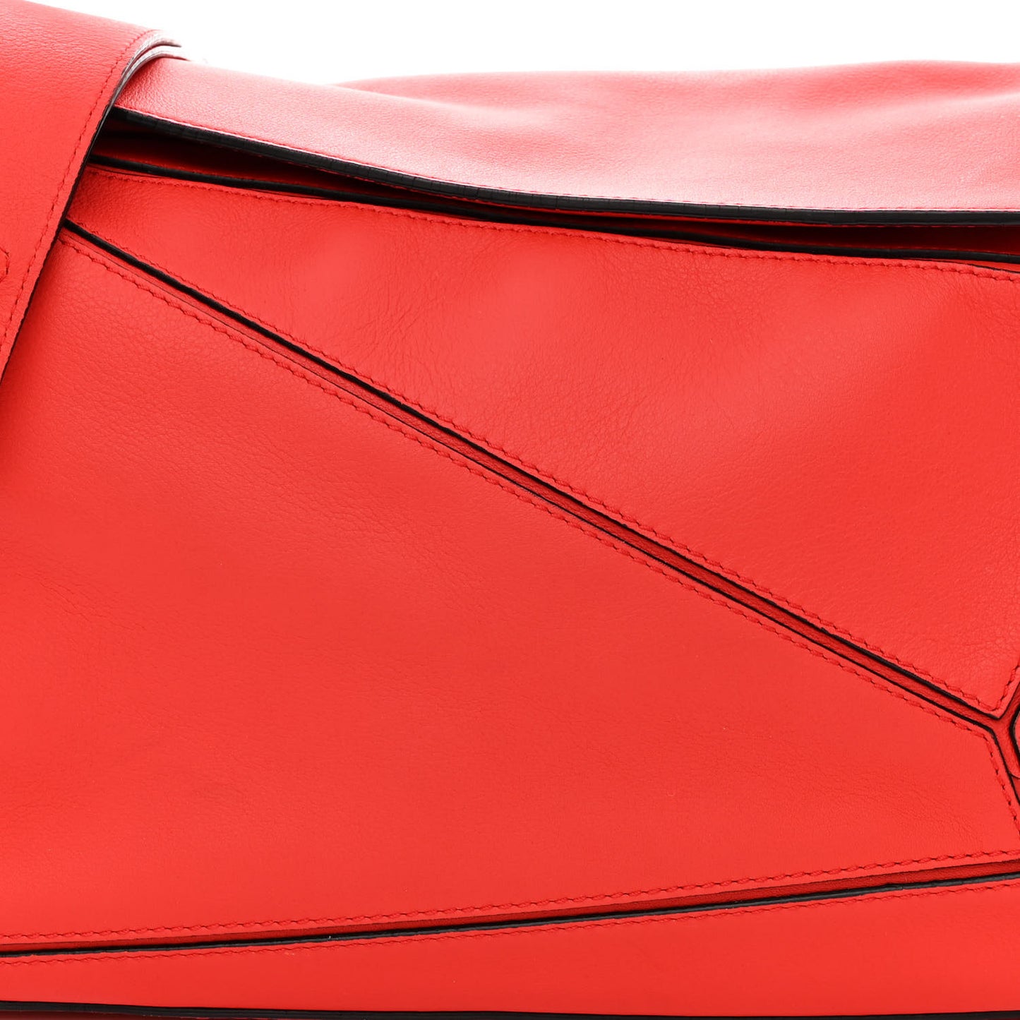 Calfskin Medium Puzzle Bag Scarlet