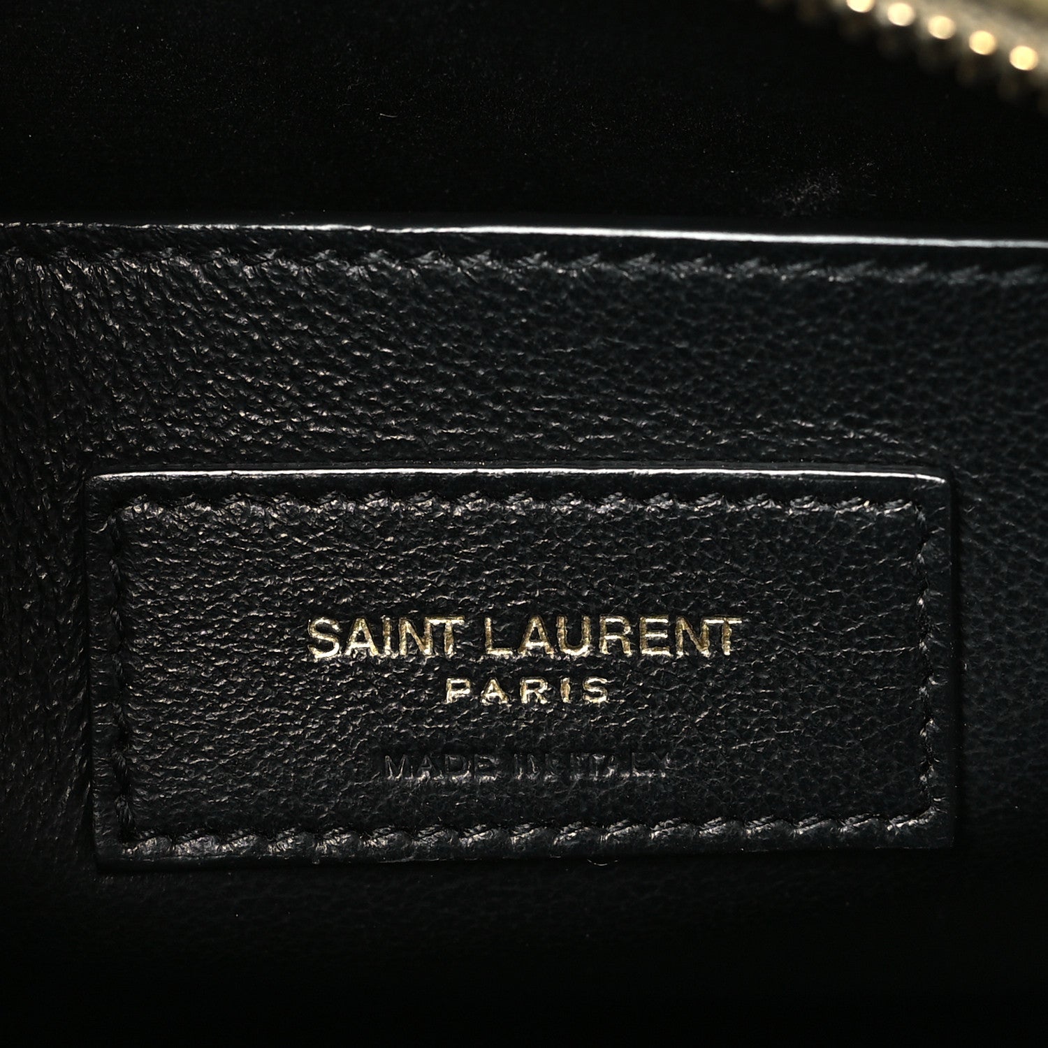 Saint Laurent Grain De Poudre Medium Uptown Tote Vert Kaki 6 of 9