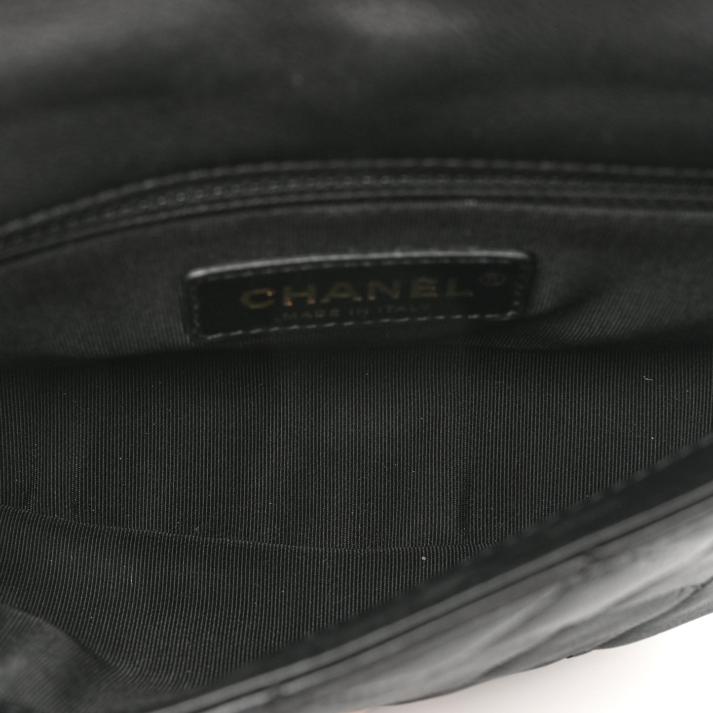 Calfskin Quilted Carry With Chic Flap Waist Bag With Chain Black