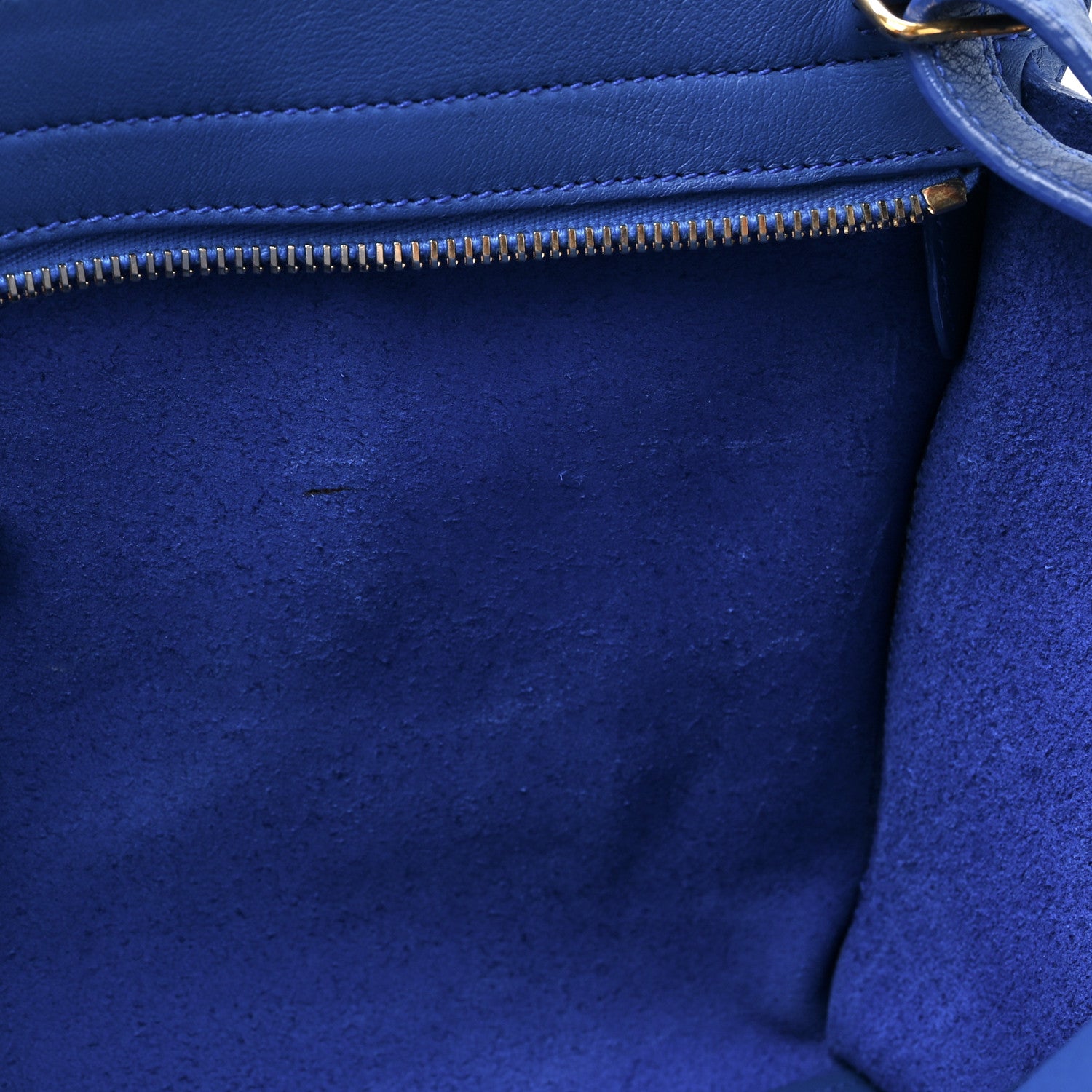 Saint Laurent Calfskin Small Classic Y Cabas Royal Blue 11 of 16