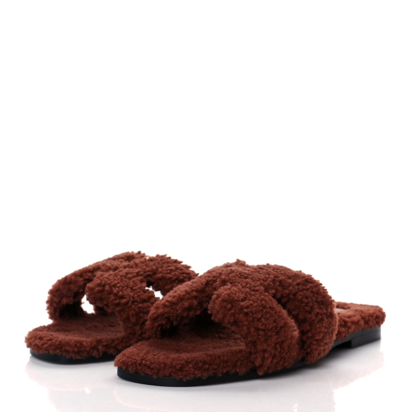 Woolskin Oran Sandals 38 Cognac
