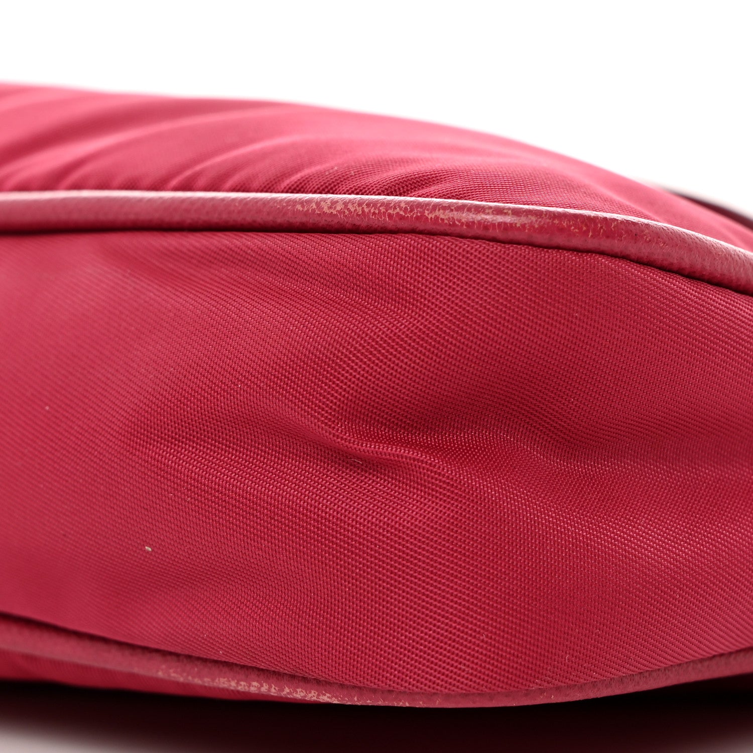Prada Tessuto Nylon Saffiano Crossbody Bag Ibisco 10 of 12
