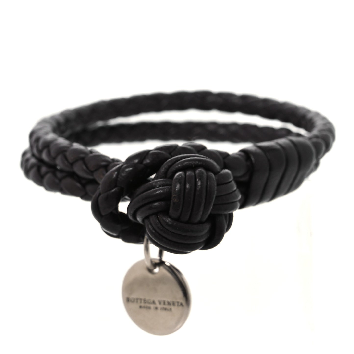 Nappa Intrecciato Bracelet Ebano